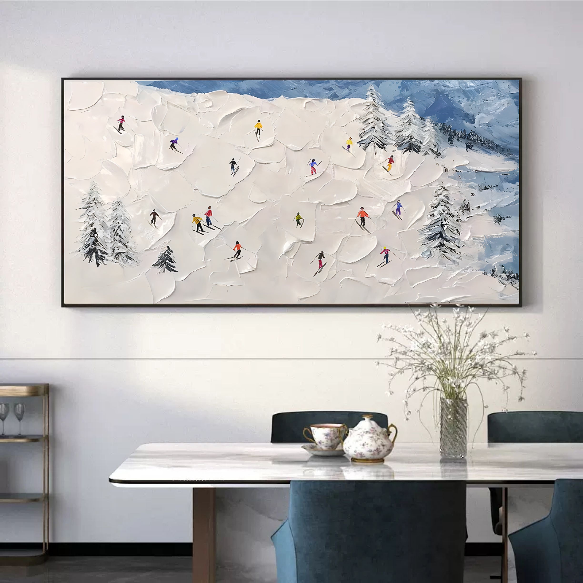 Plaster Art Texture Painting SG095 - Neutralighting