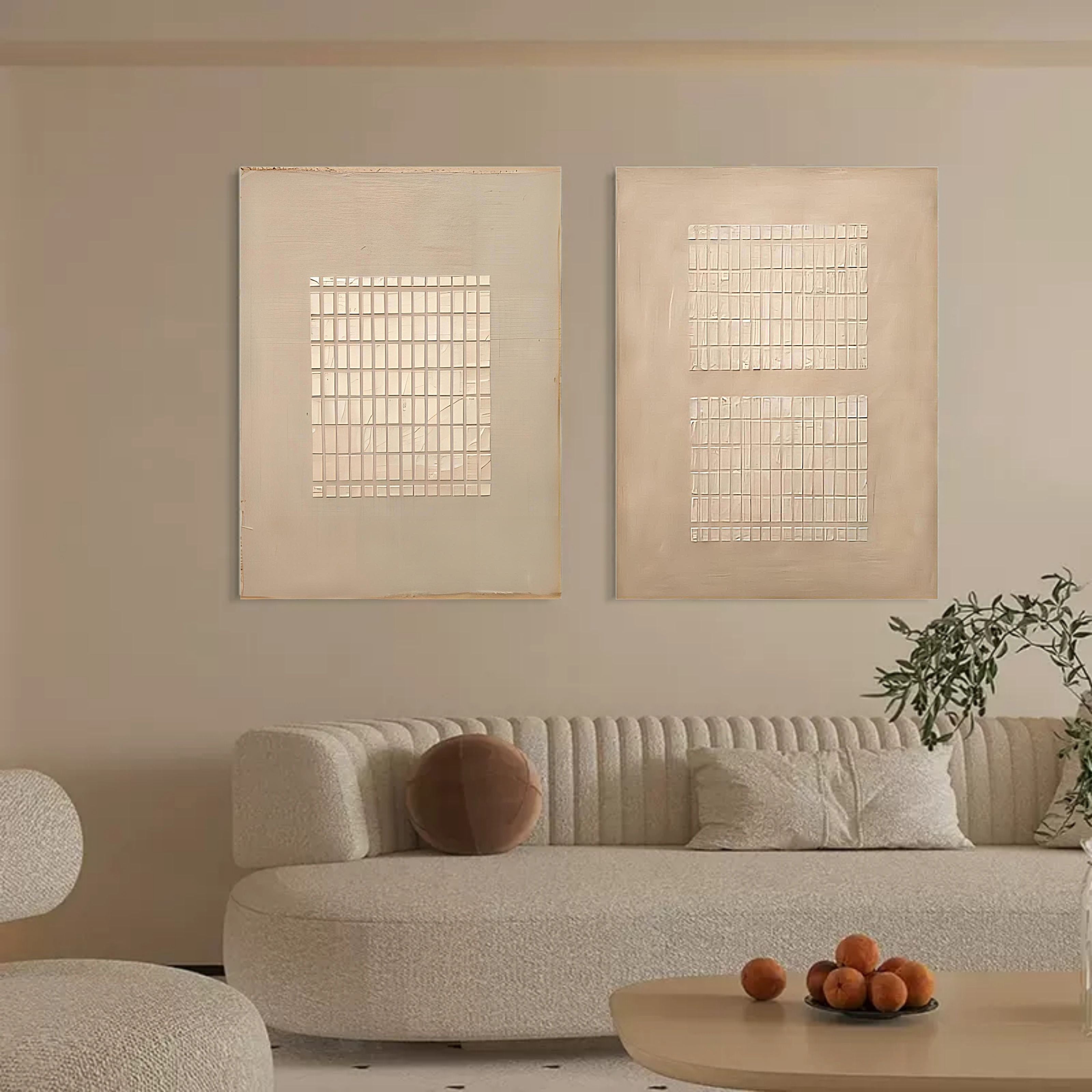 Abstract Painting Set Of 2 SP070 - Neutralighting