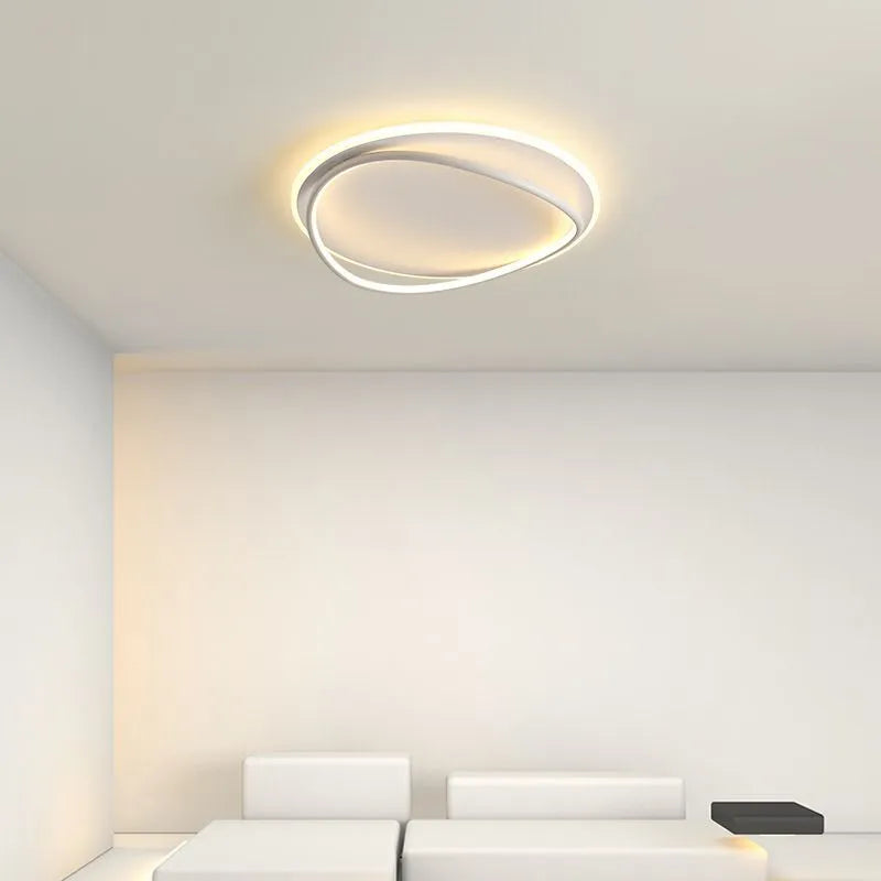Arisha Minimalist Ring Modernom Flush Mount Ceiling Light - Neutralighting