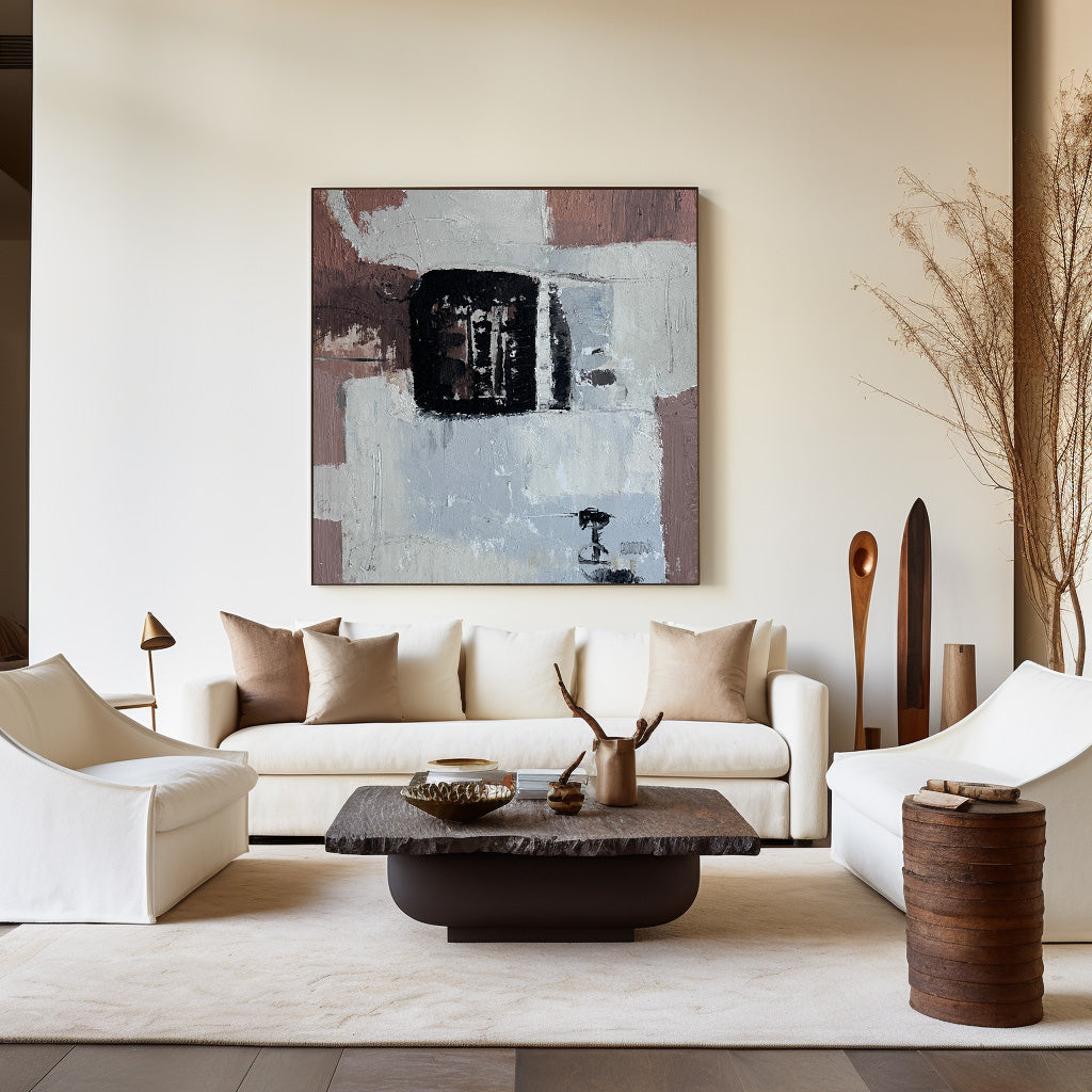 Modern Abstract Textured Painting