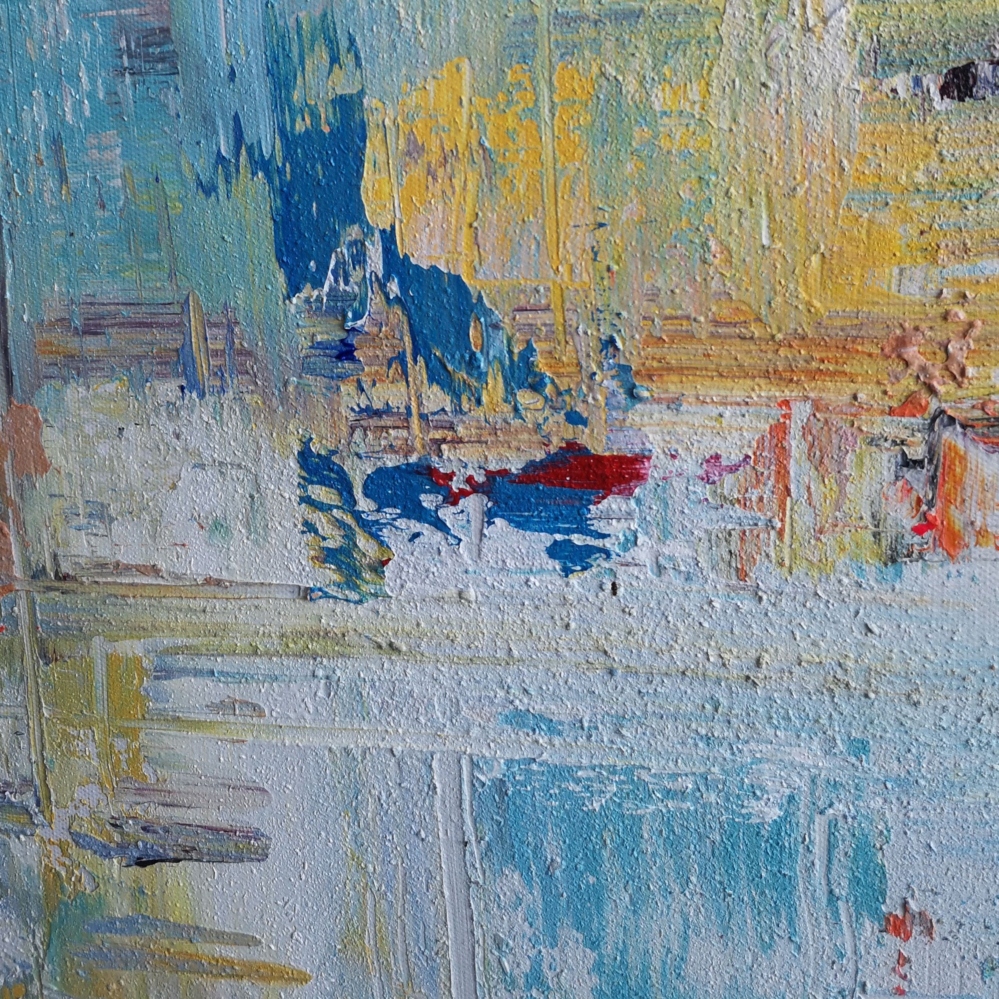 Colorful Abstract Art 40'' X 40'' IS04 - Neutralighting