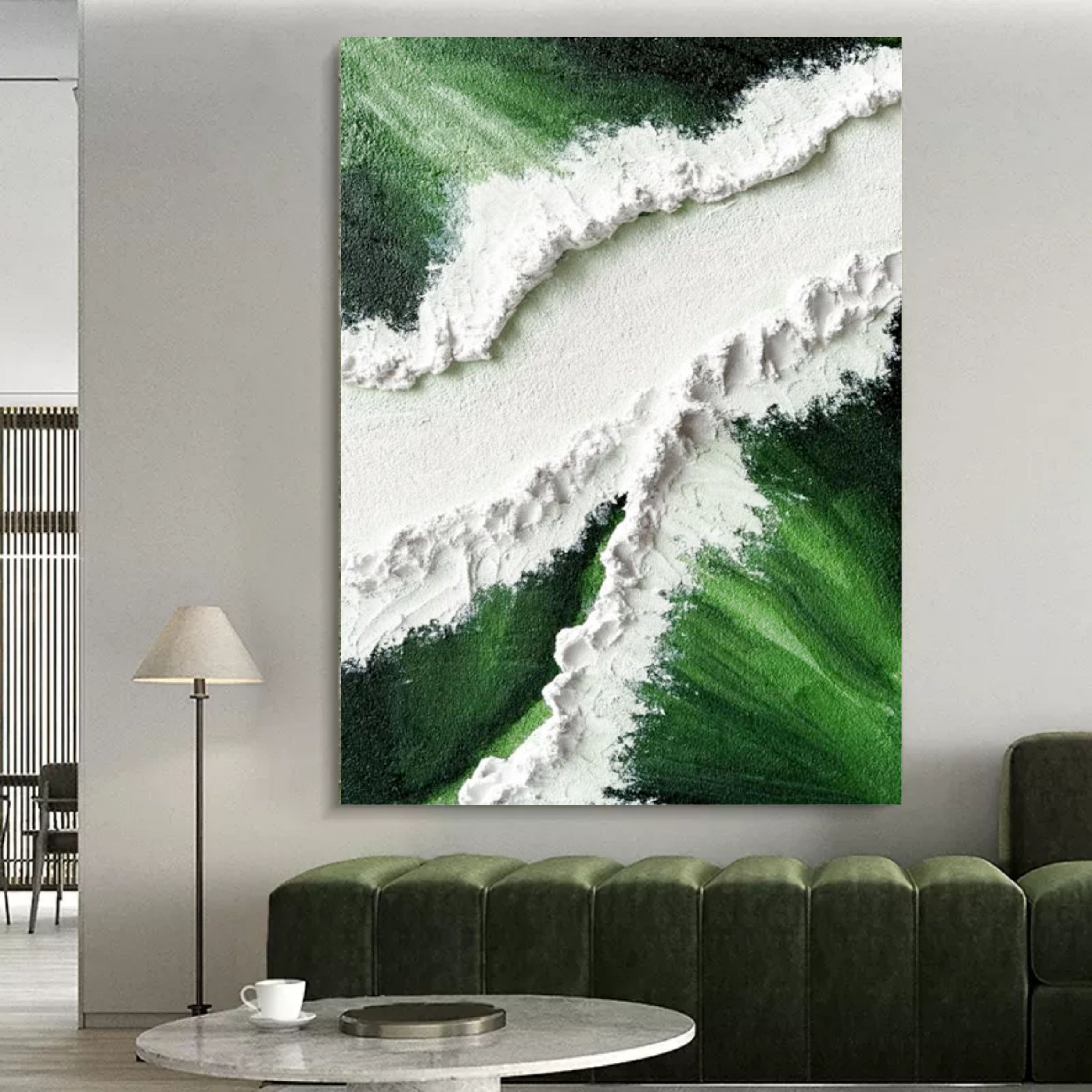 Plaster Art Texture Painting SG163 - Neutralighting