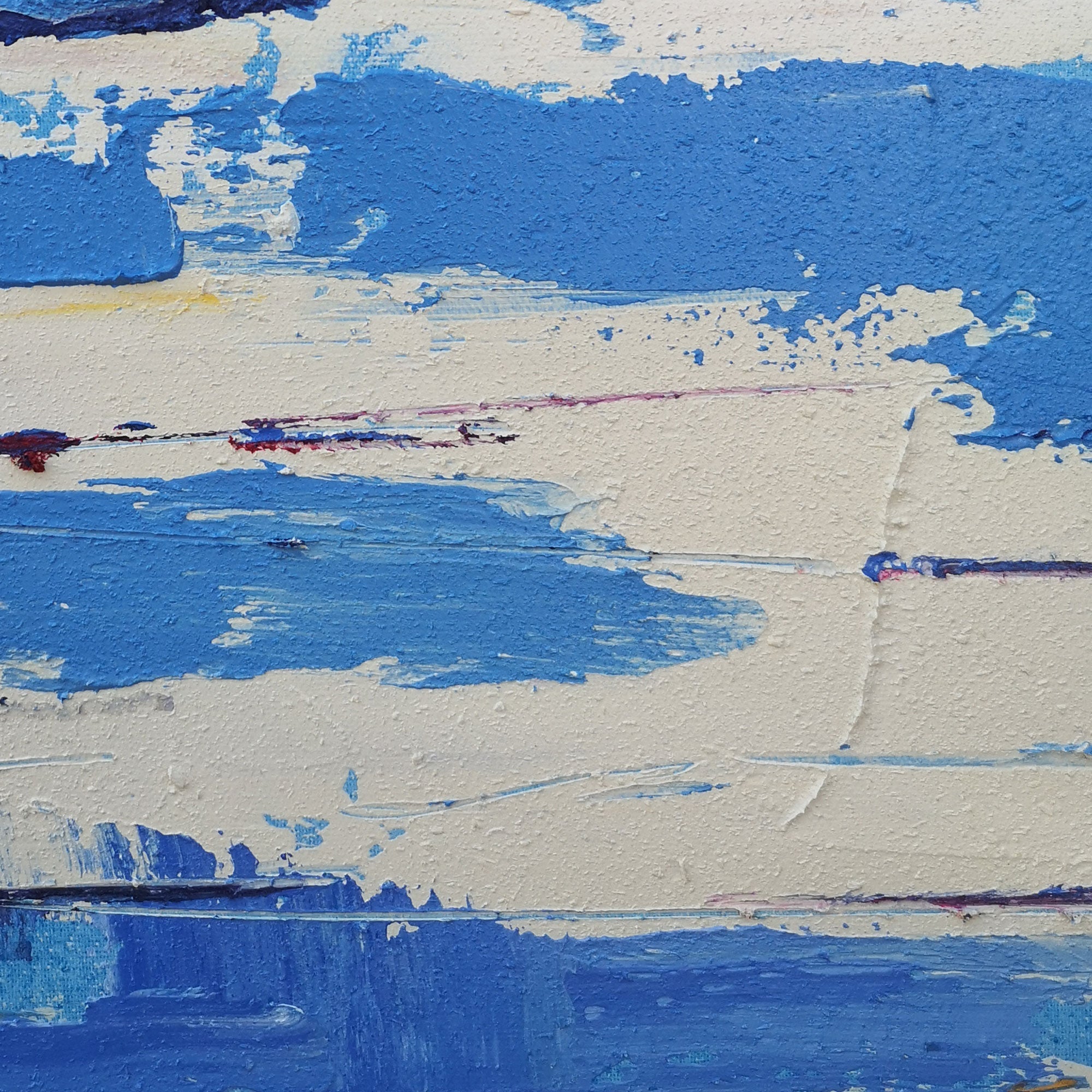 Modern Seascape Art 40'' X 40'' IS49 - Neutralighting