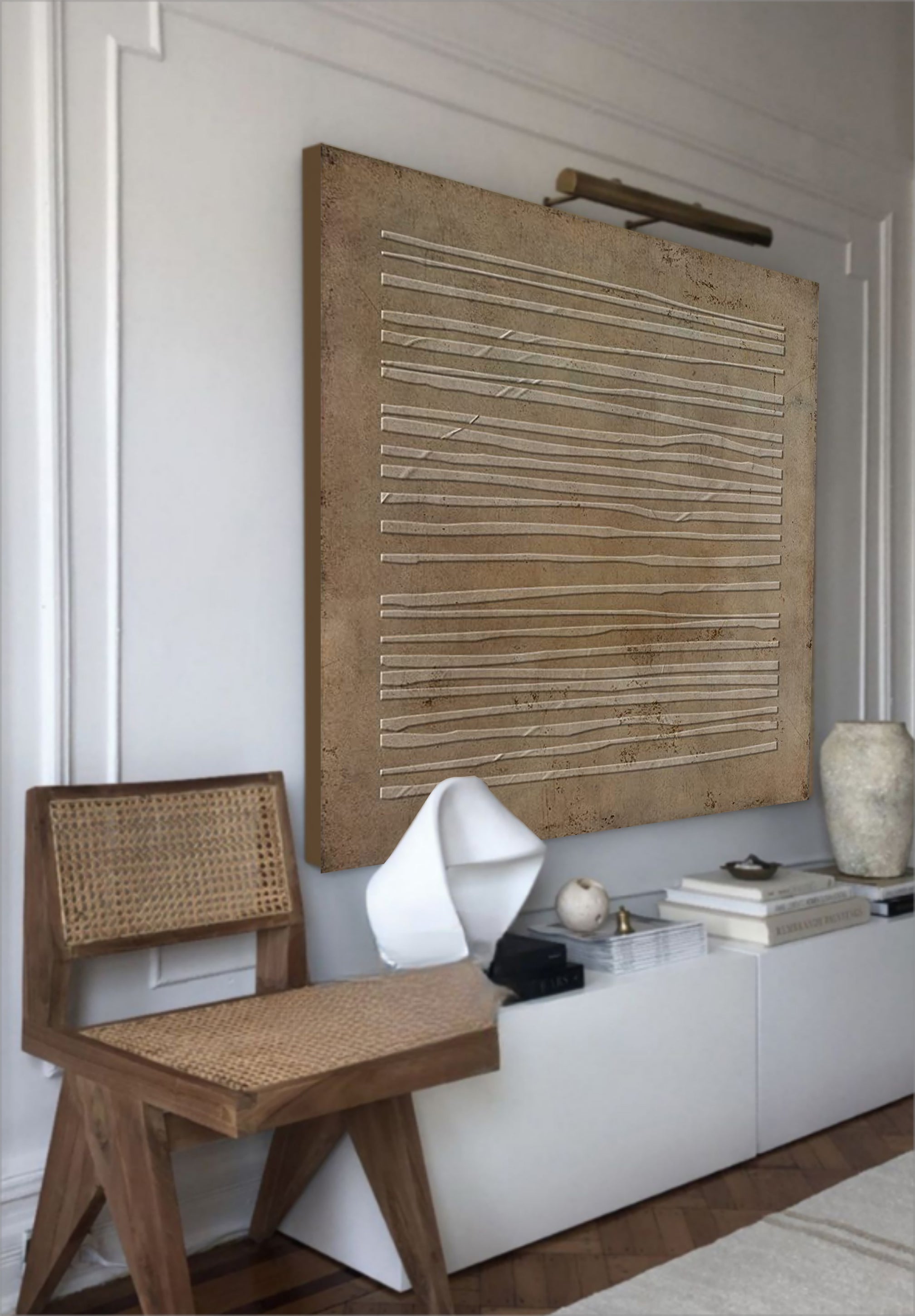 Wabi-Sabi Wall Art TX018 - Neutralighting