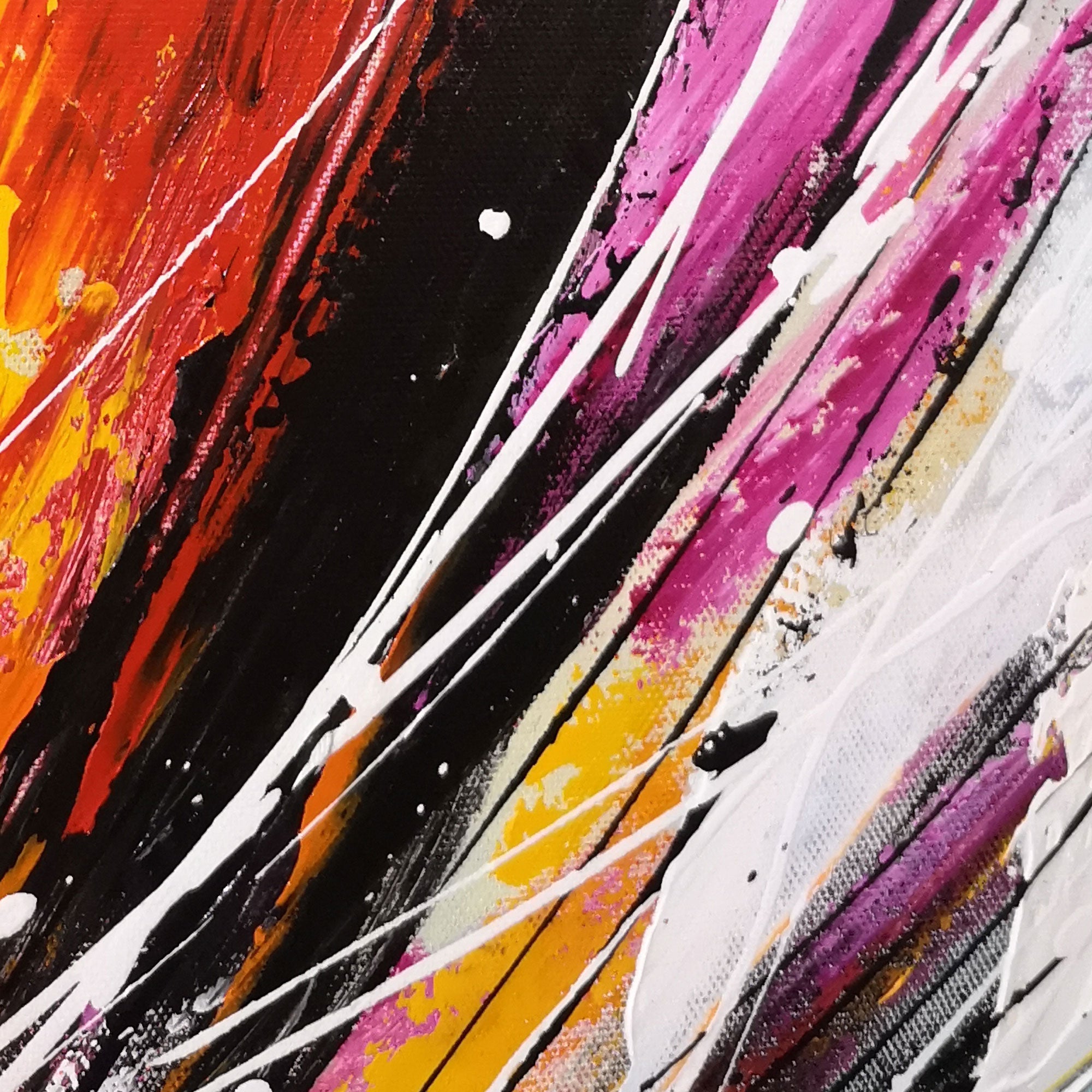 Wall Art Dynamic Painted Currents