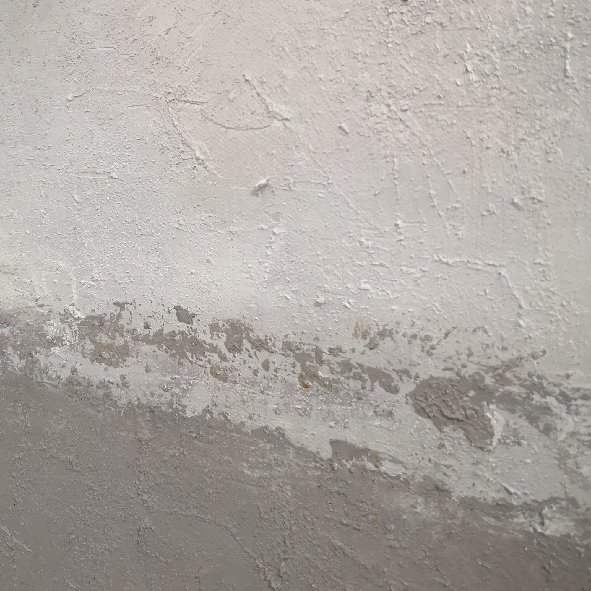 Taupe‑Greige Vertical Two‑Tone Plaster‑Textured Minimalist Artwork