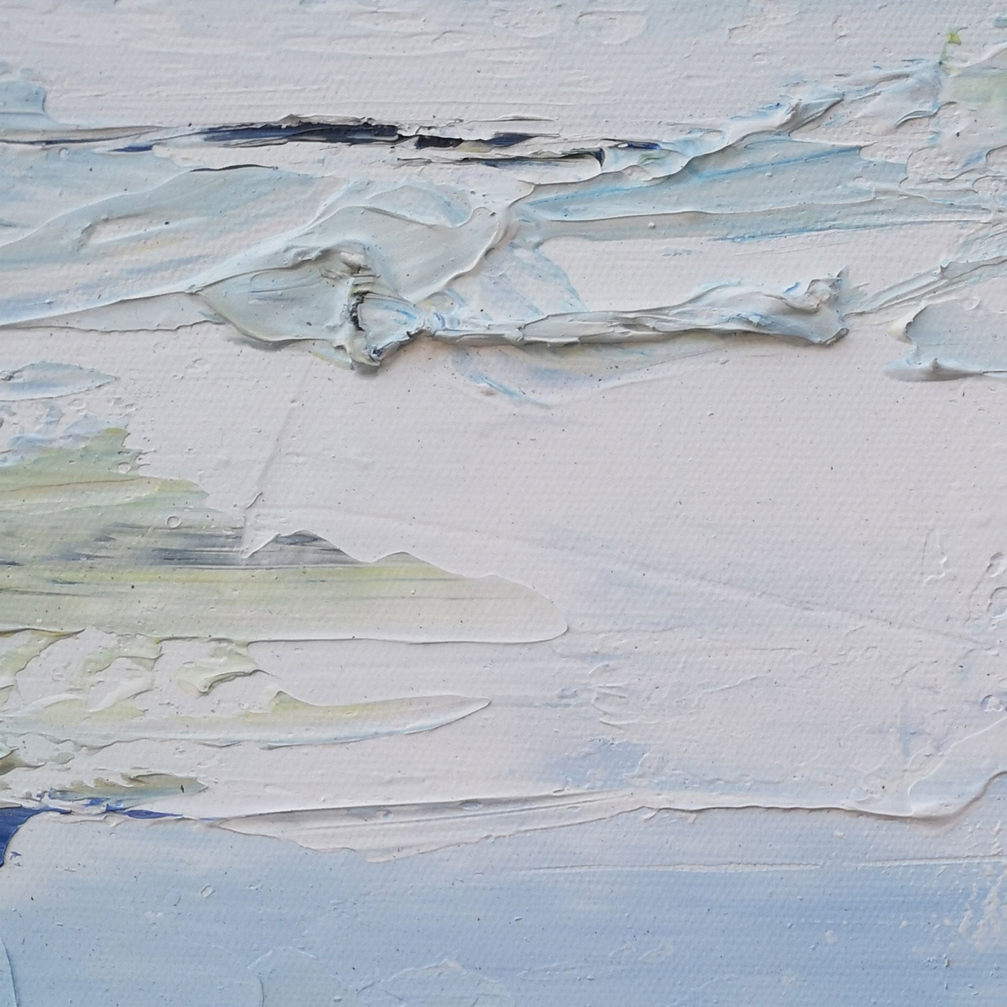 Blue Abstract Landscape Art 48'' X 36'' IS64 - Neutralighting