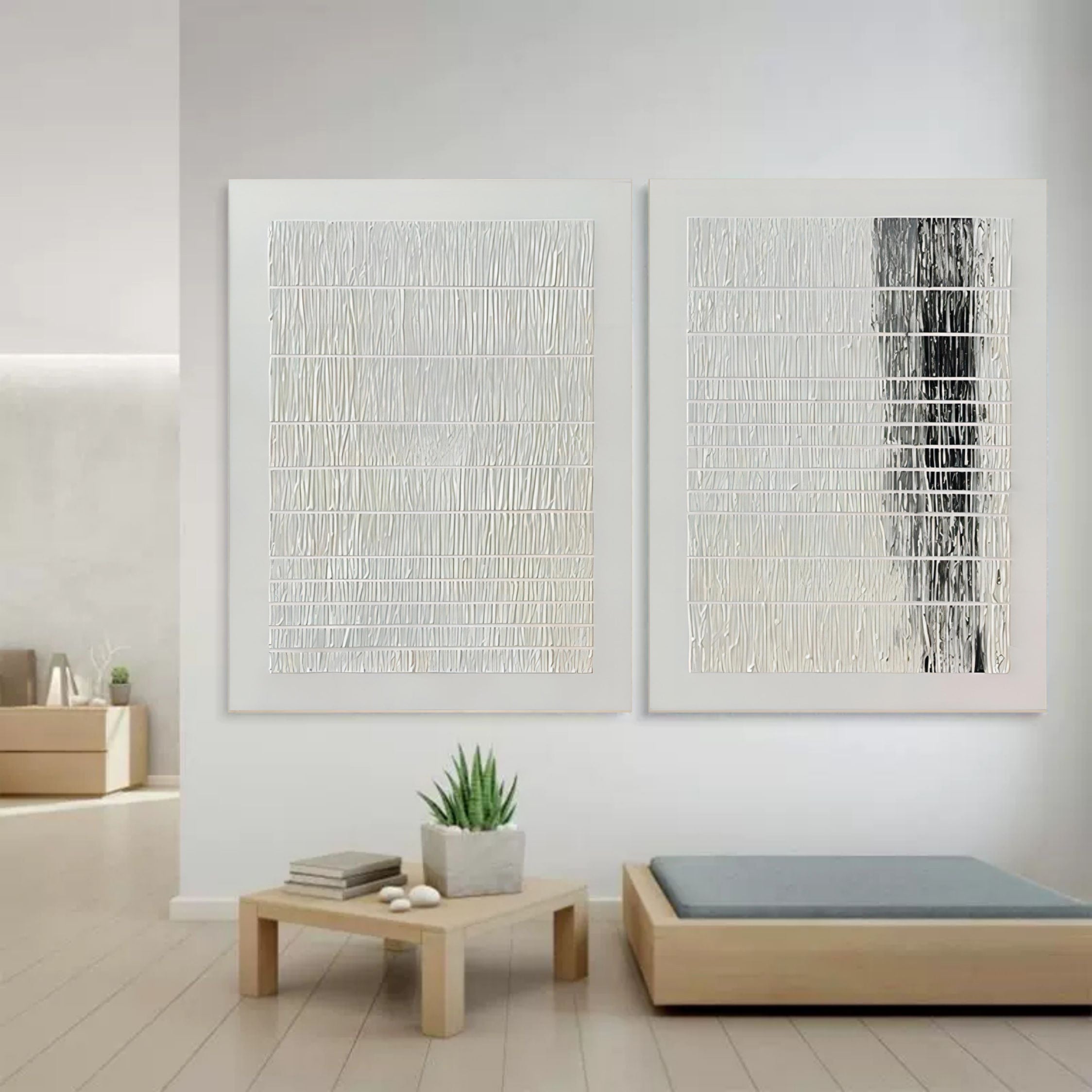 Wall Art Abstract Serene Calm Minimalist