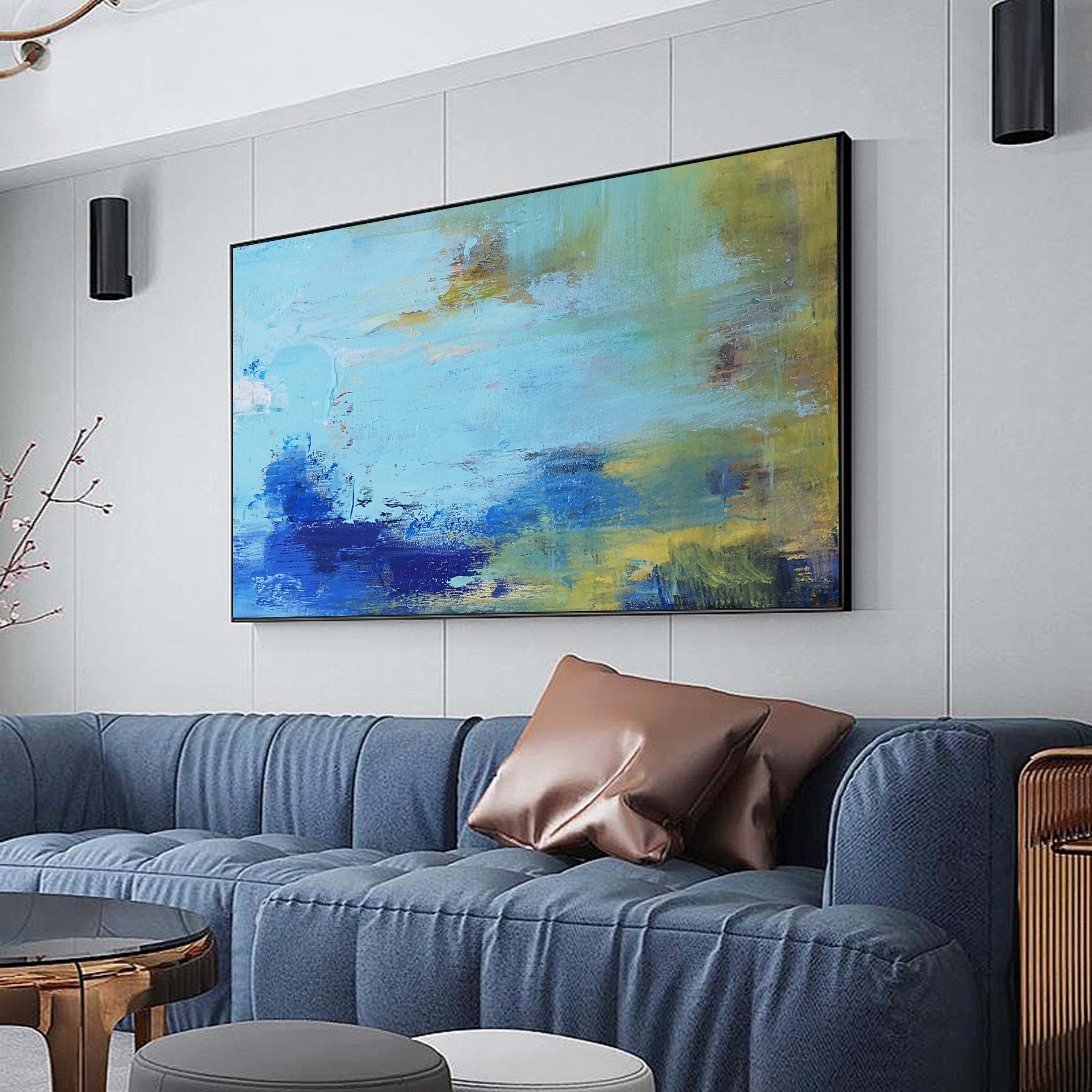 Abstract Seascape  Painting
