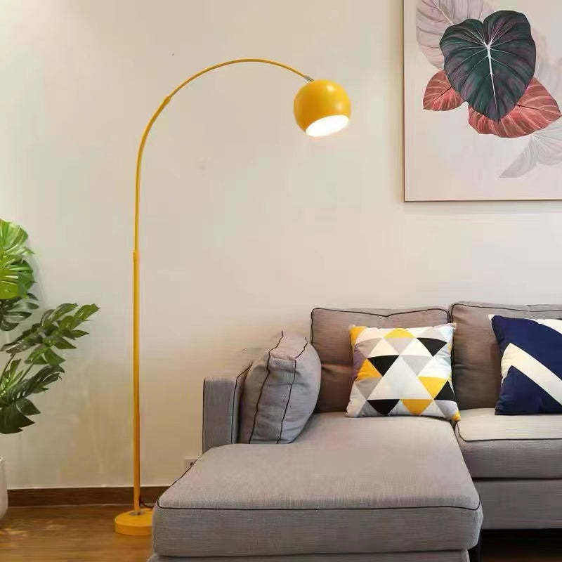 Mira Macaron Modern Fishing Arc Floor Lamp - Neutralighting