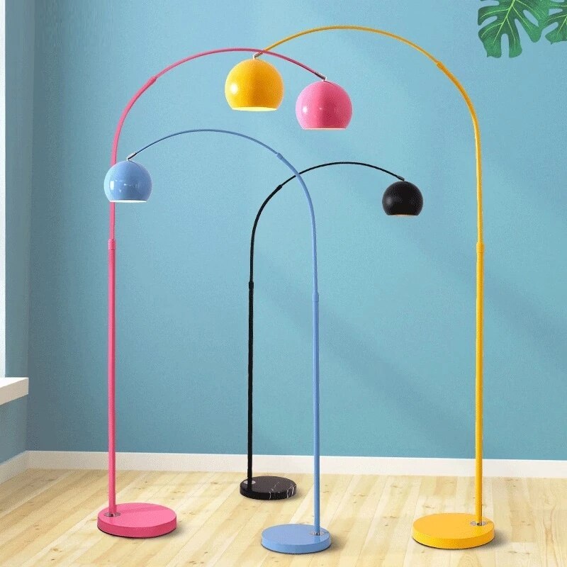 Mira Macaron Modern Fishing Arc Floor Lamp - Neutralighting