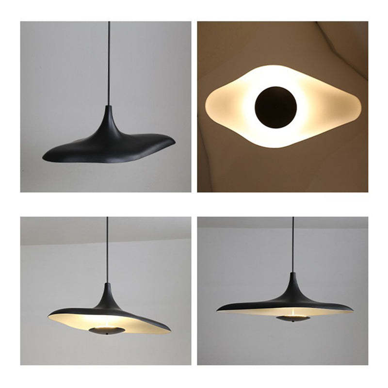 Arisha Modern Minimalist ResinCreative Pendant Light, Black/White - Neutralighting