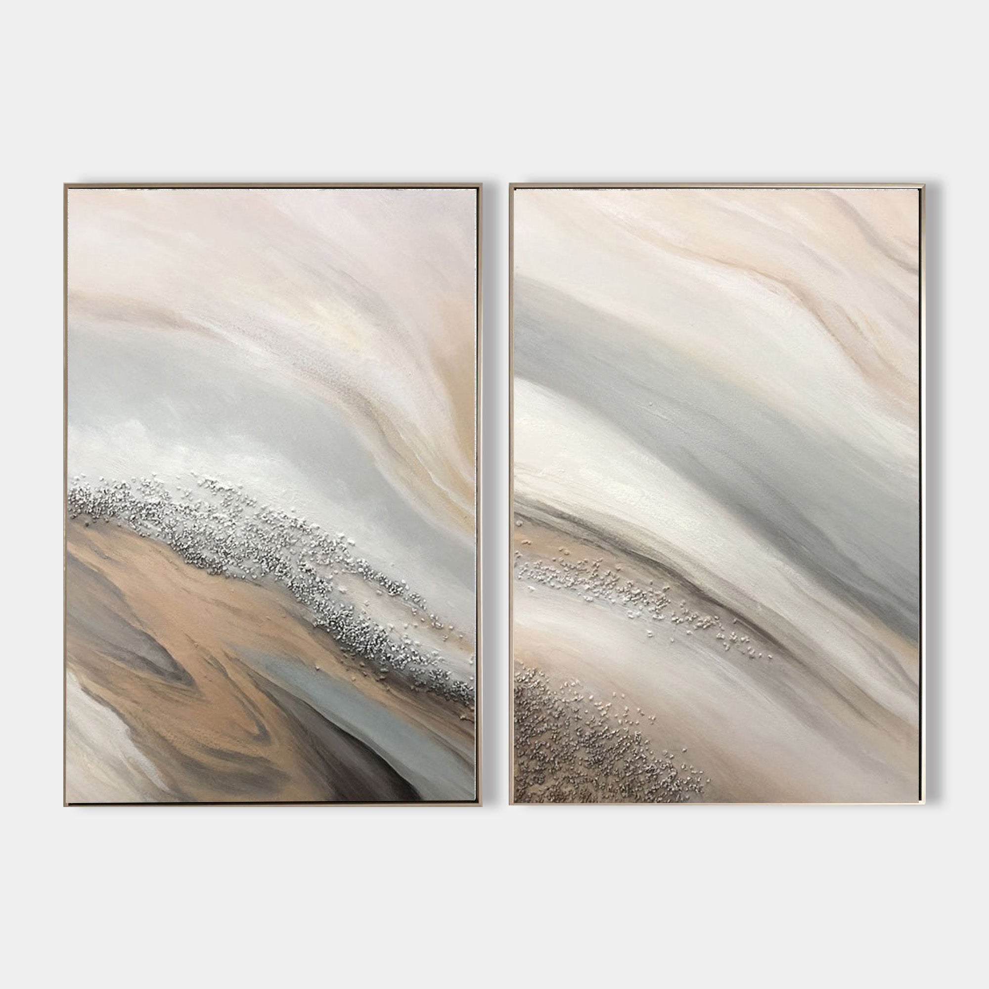Beige Abstract Art ABAO31 - Neutralighting