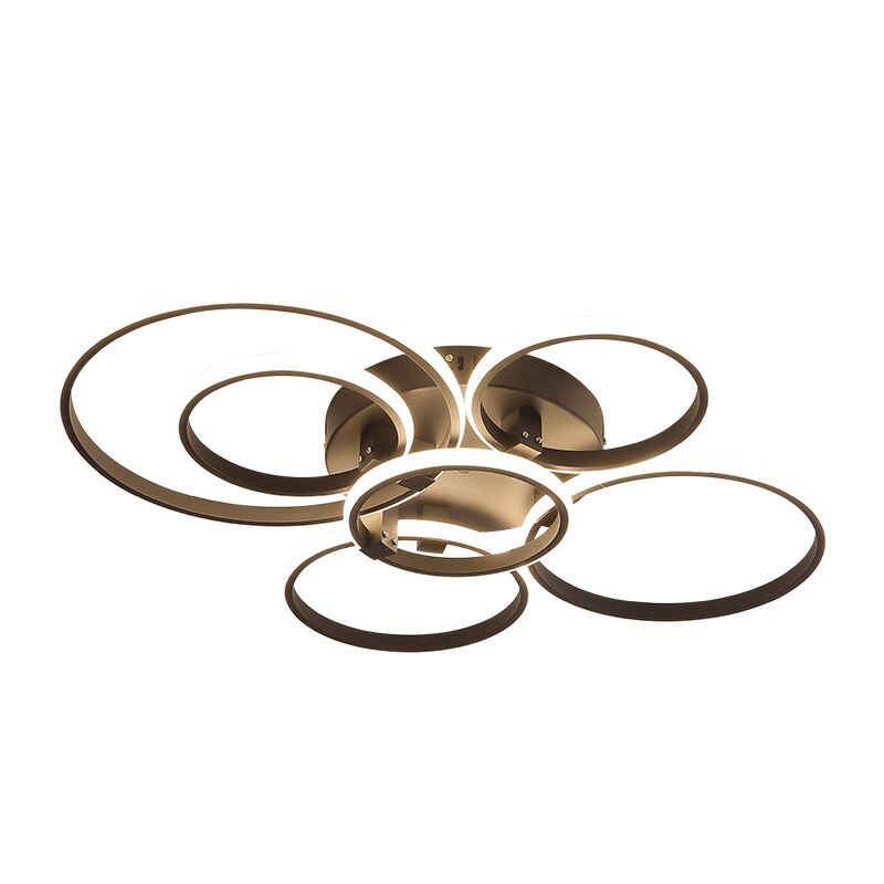 Arisha LED Ceiling Light Circle Ring, Black & White - Neutralighting
