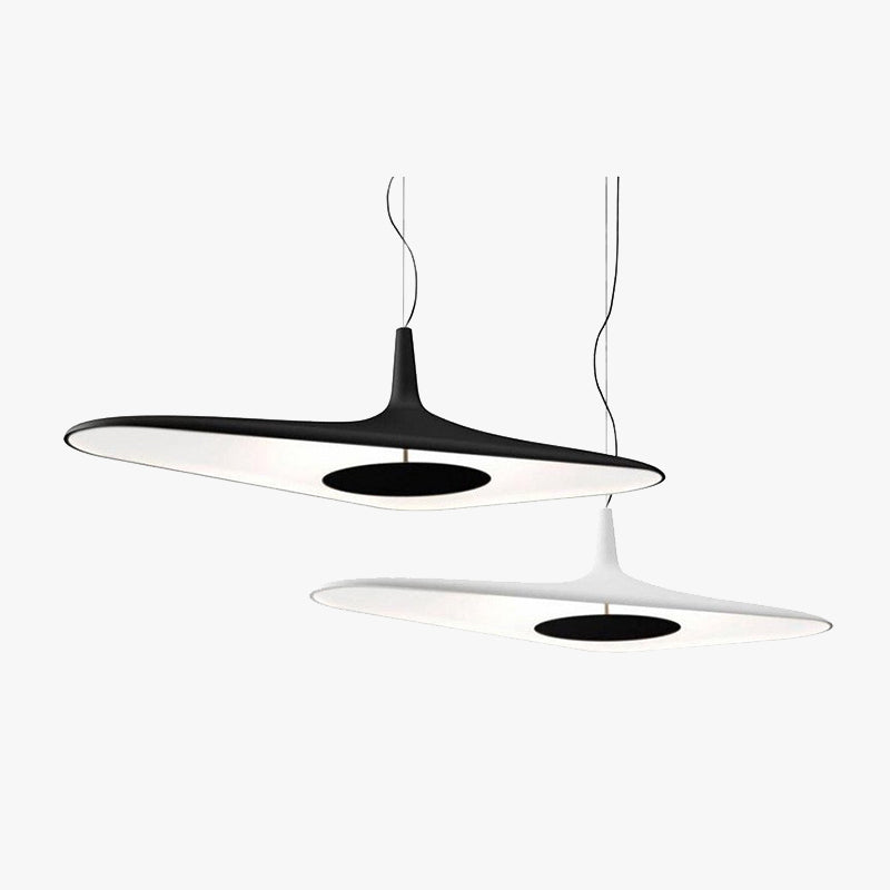 Arisha Modern Minimalist ResinCreative Pendant Light, Black/White - Neutralighting