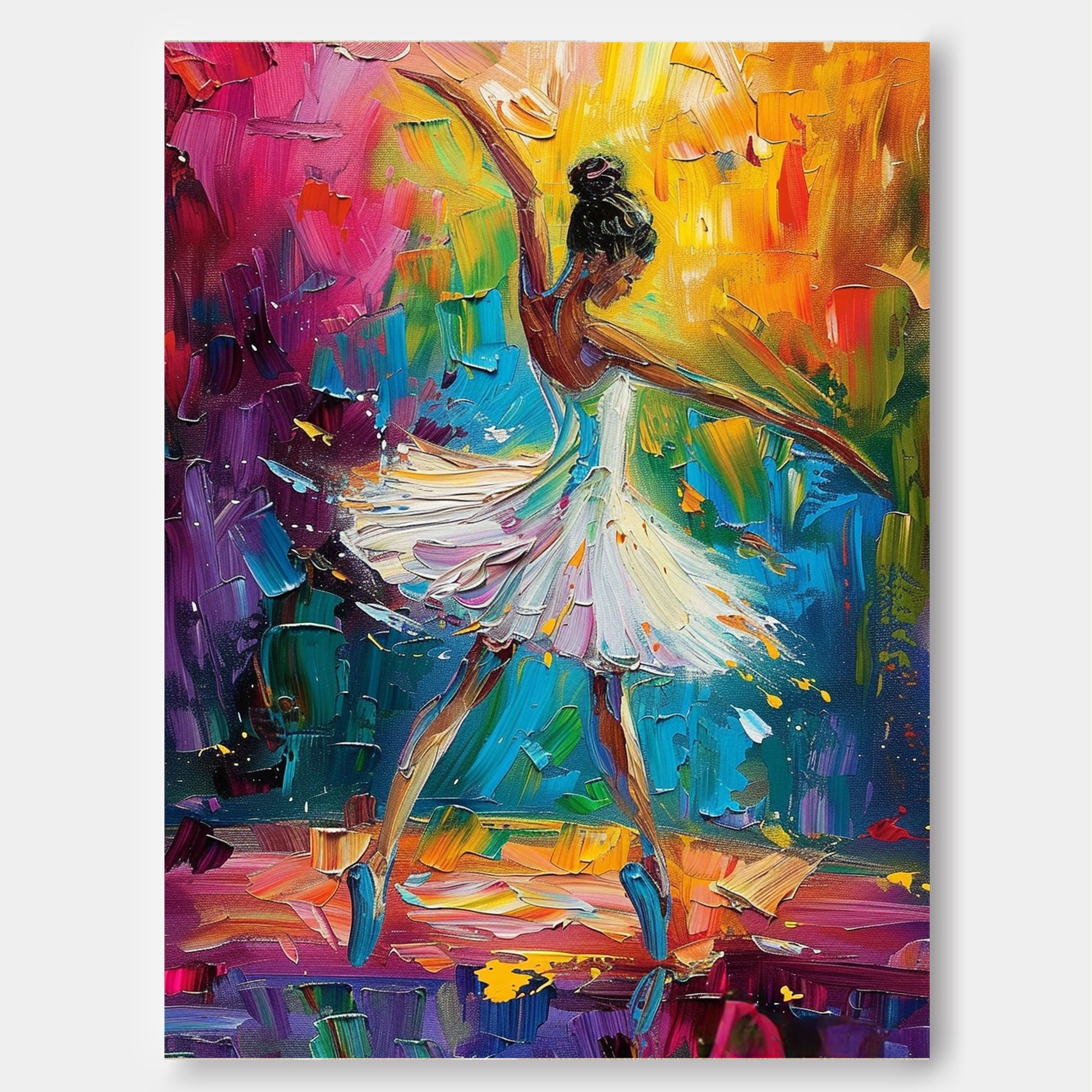 Wall Art People Maximalist Abstract Painterly