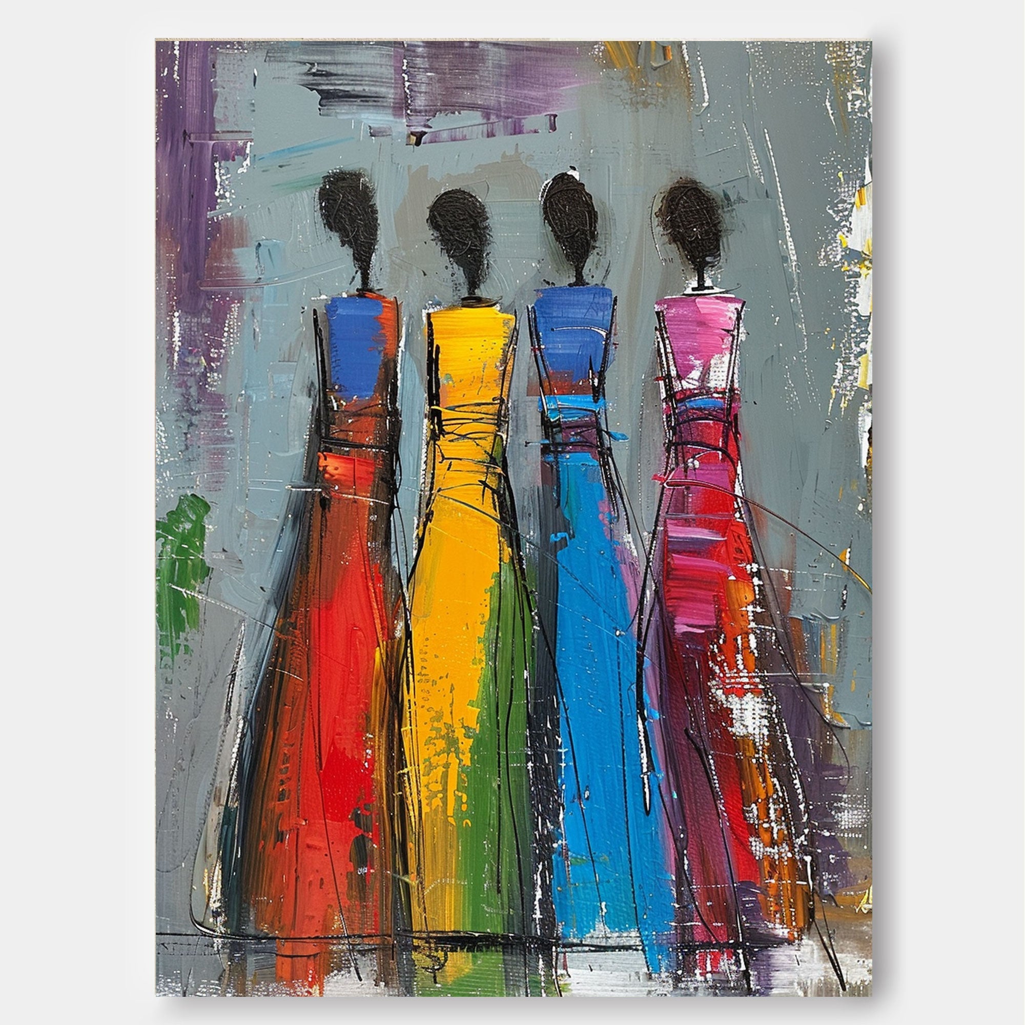 Wall Art People Minimalist Introspective Meditative