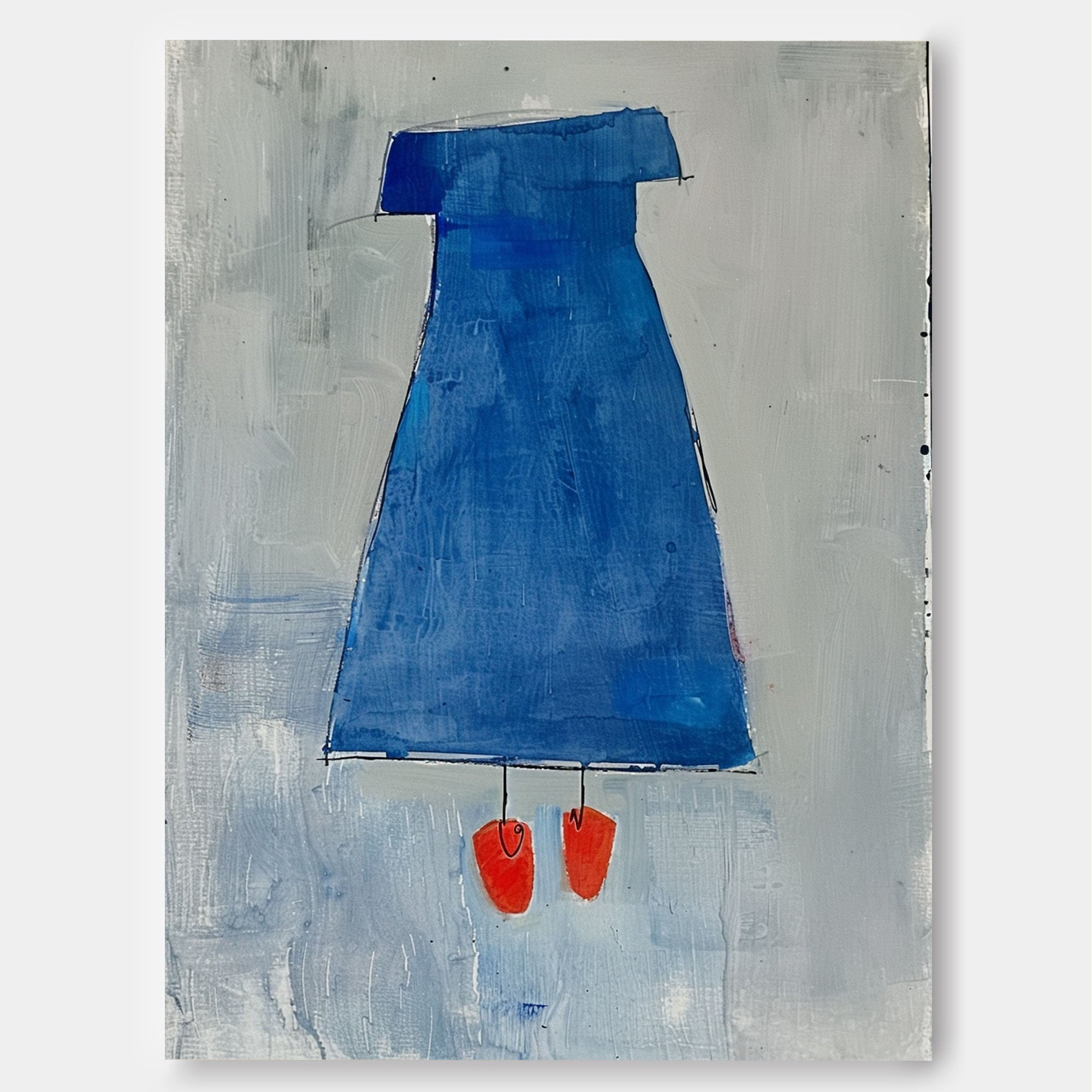 Wall Art Minimalist Abstract Modern Moody
