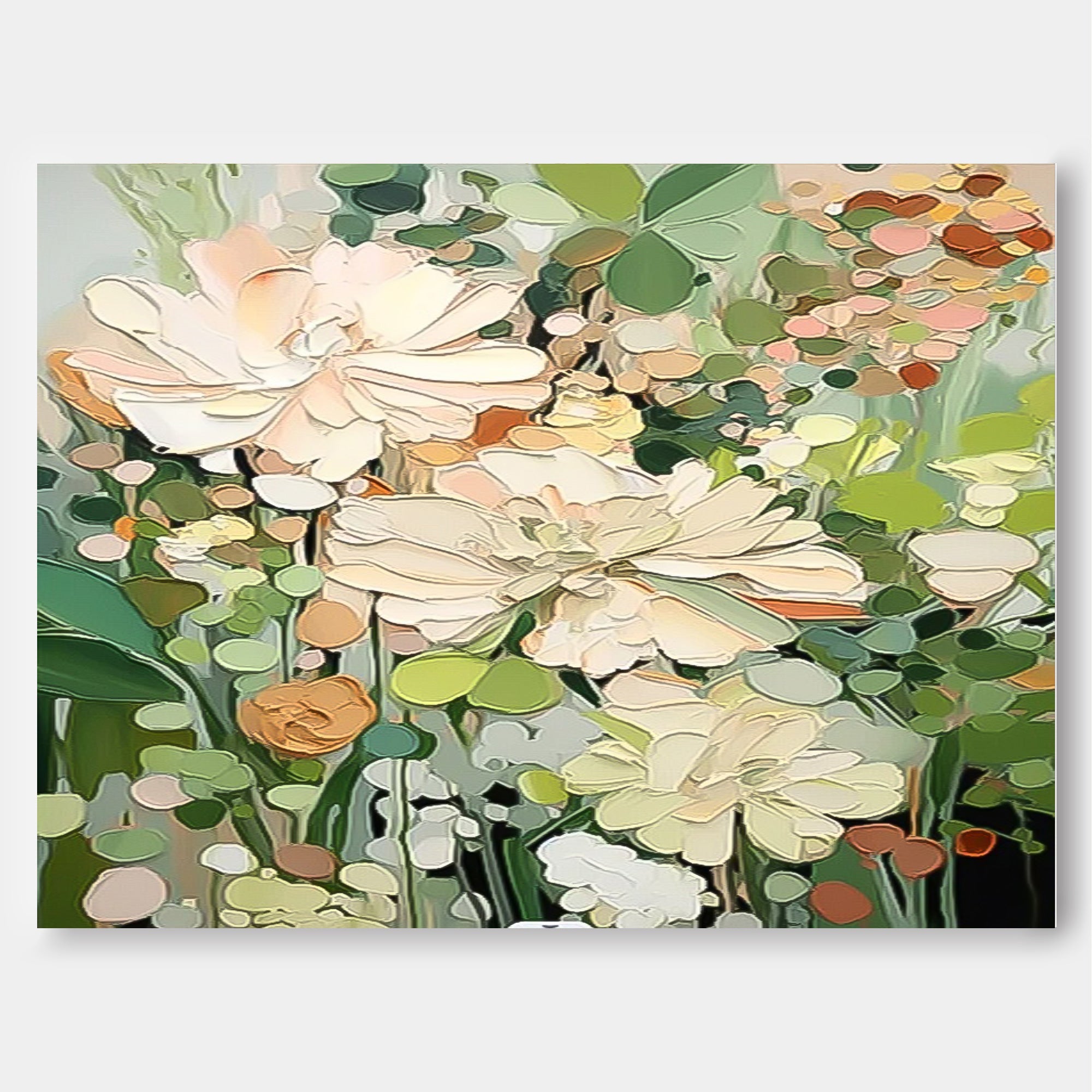Wall Art Bouquet Design Minimalist Fresh