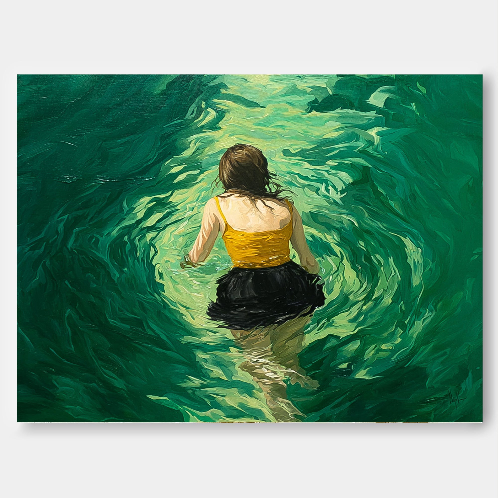 Wall Art People Freeing Energetic Retro Pop
