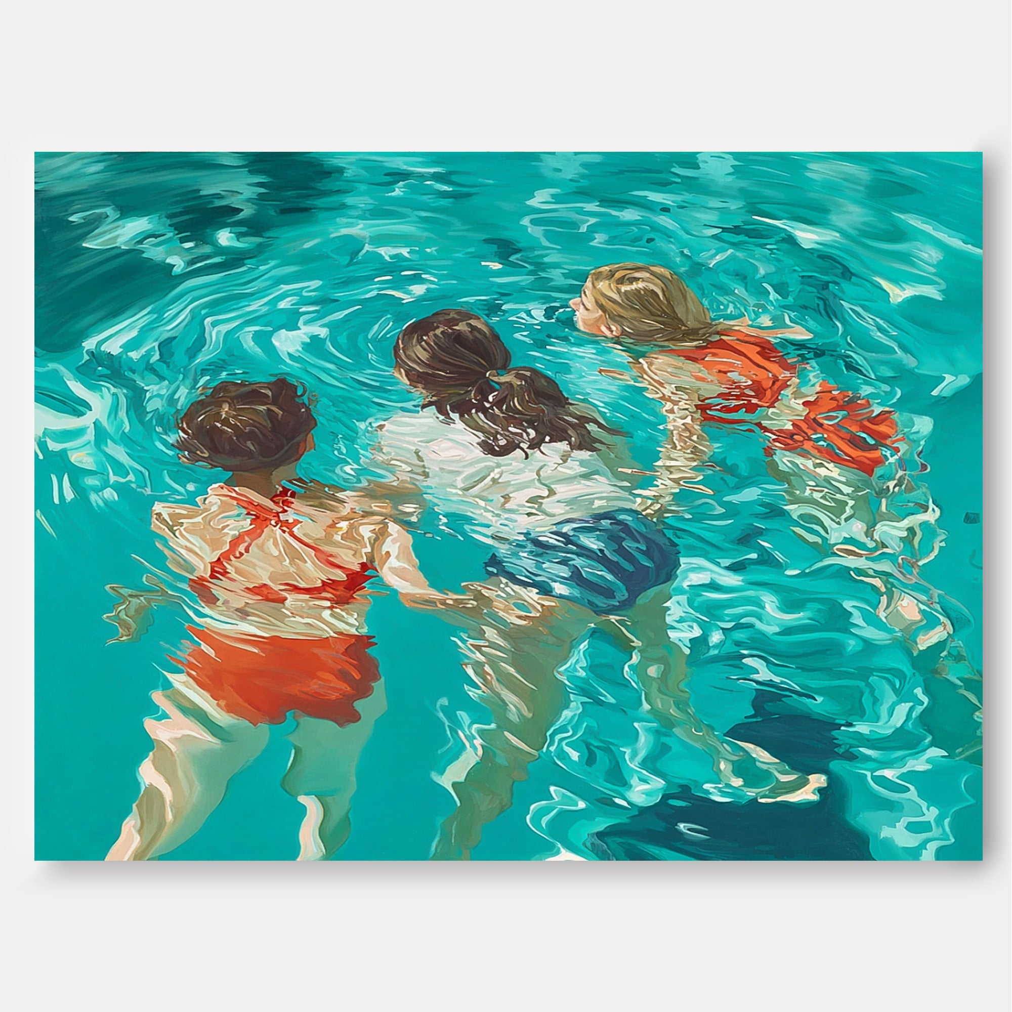 Wall Art People Neo-Impressionist Summer