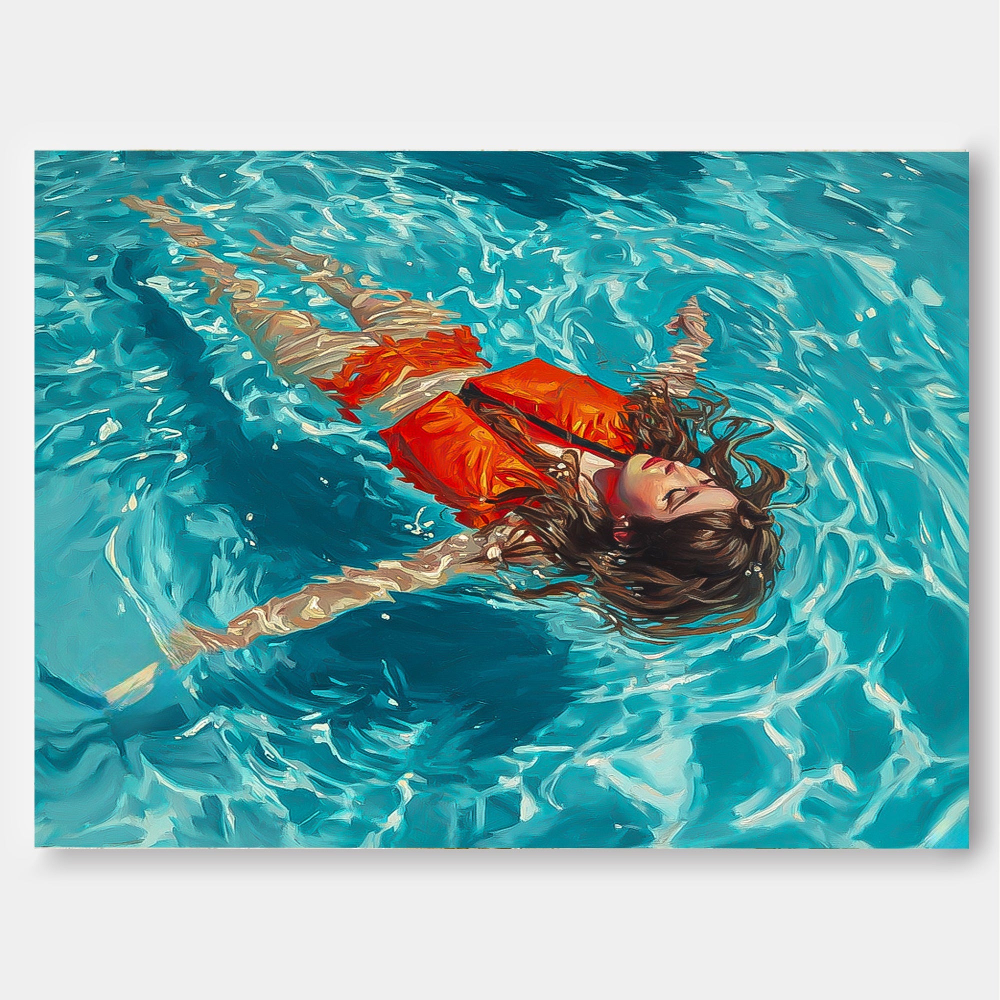 Wall Art People Ethereal Underwater Abstract