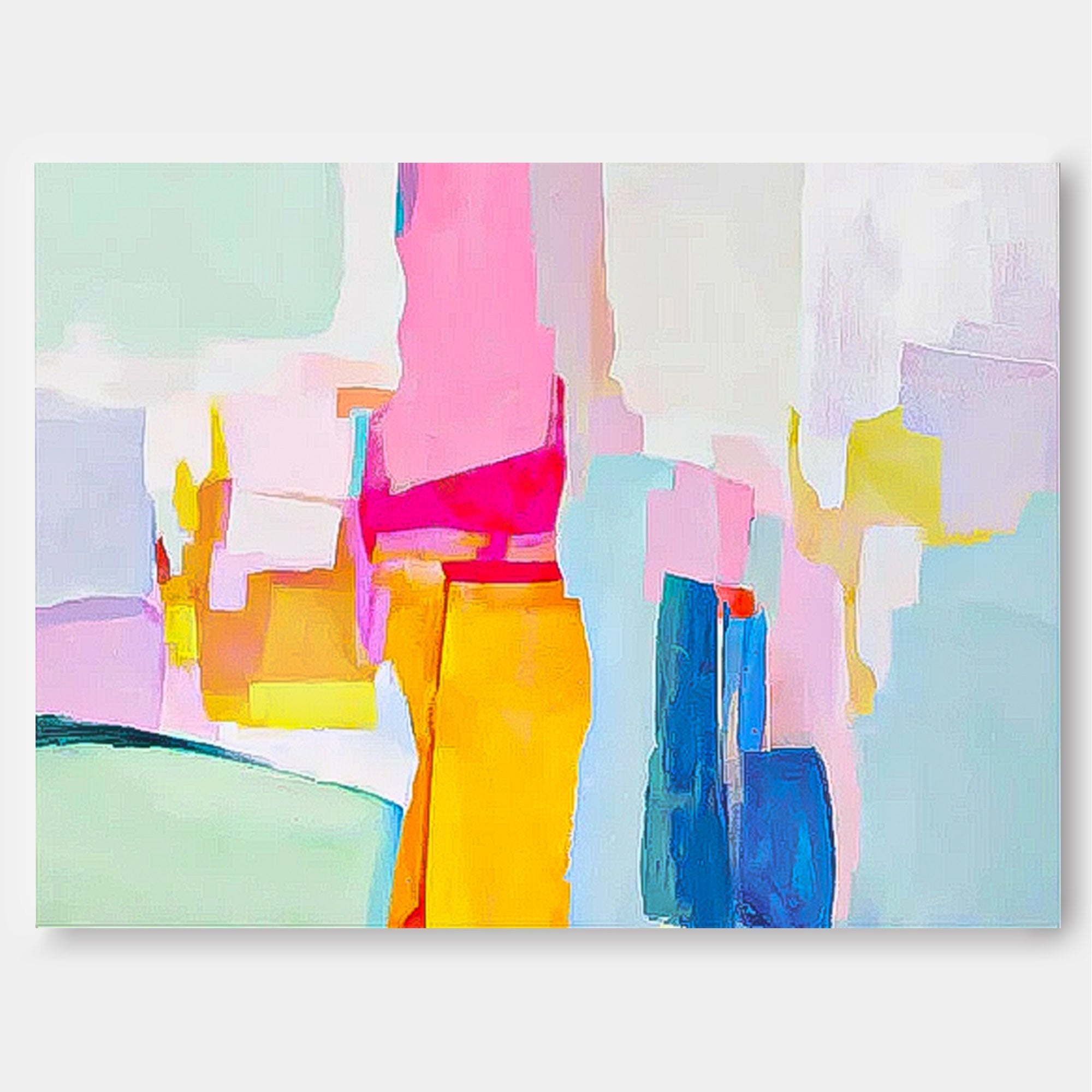 Abstract Canvas Art AB001 - Neutralighting