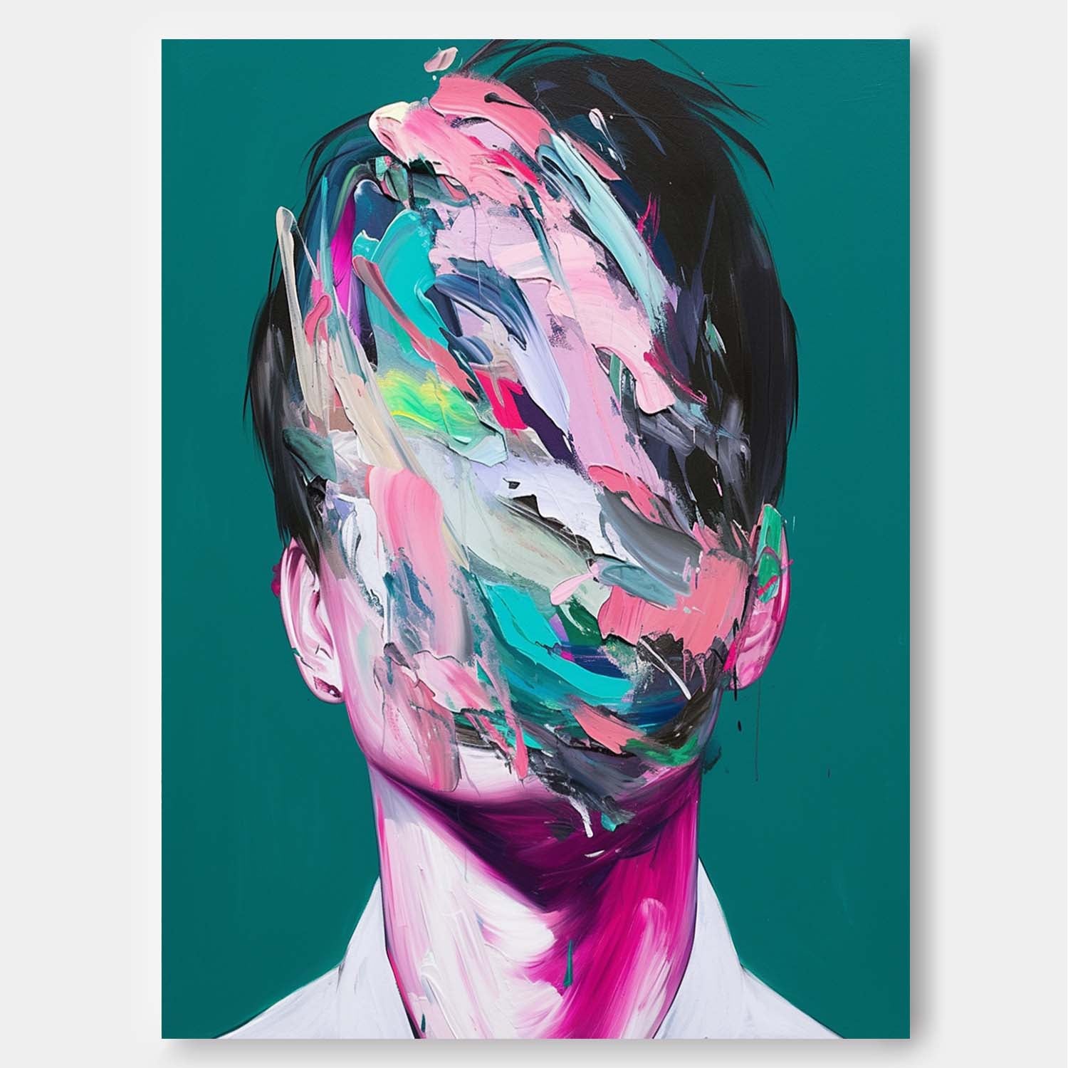 Wall Art People Expressive Abstract Design