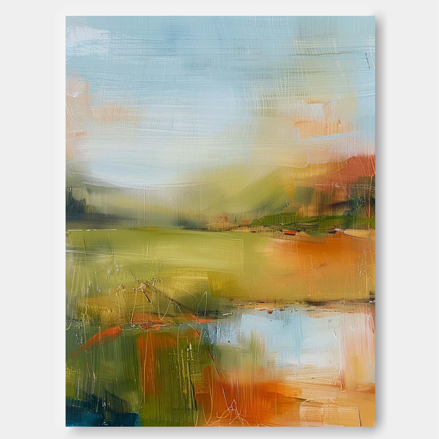 Wall Art Abstract Scandinavian Healing Natural