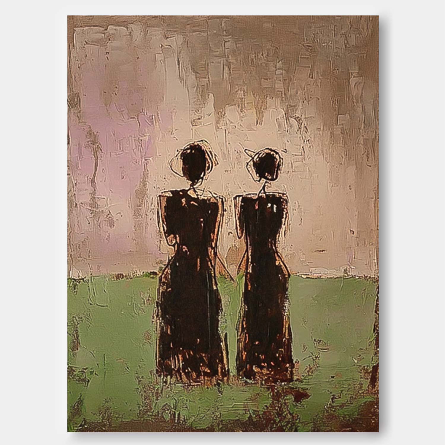 Wall Art People Wabi-Sabi Silhouette Decor