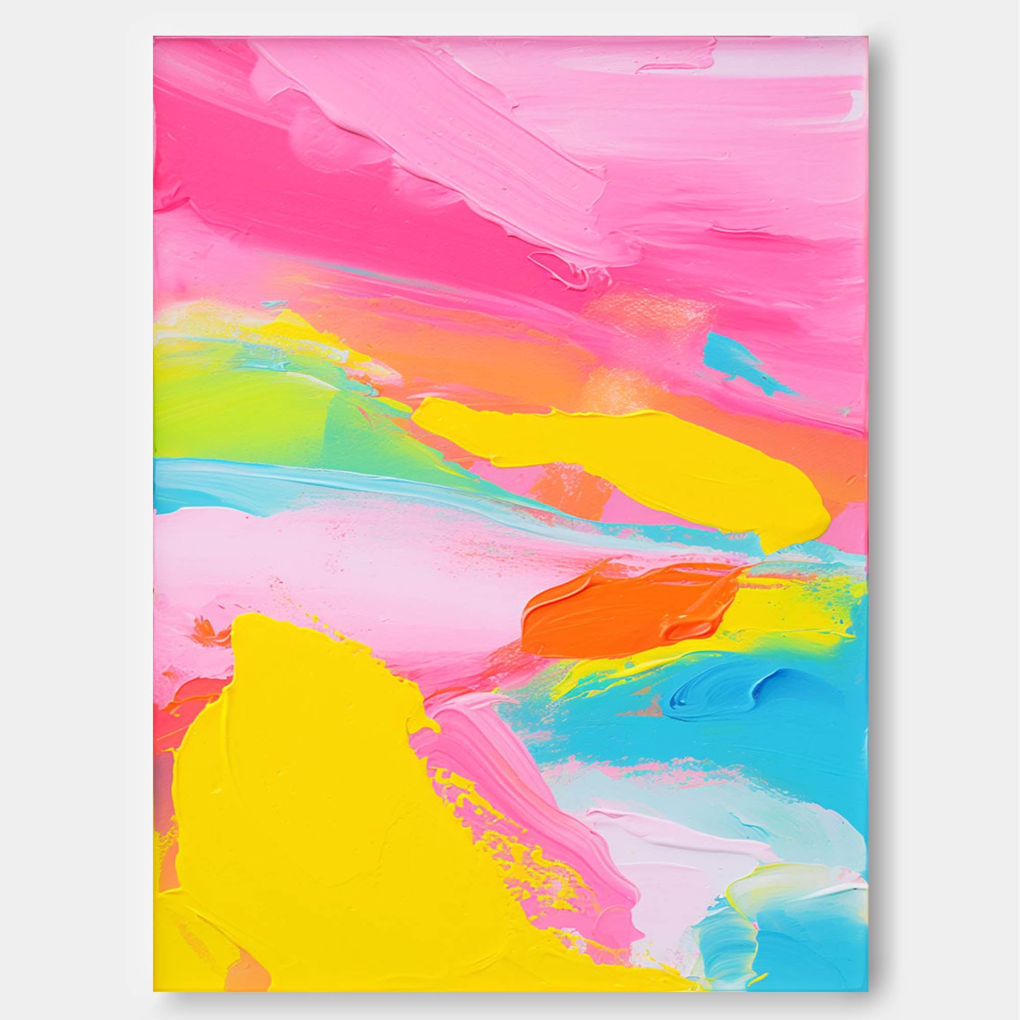 Wall Art Abstract Playful Energetic Summer