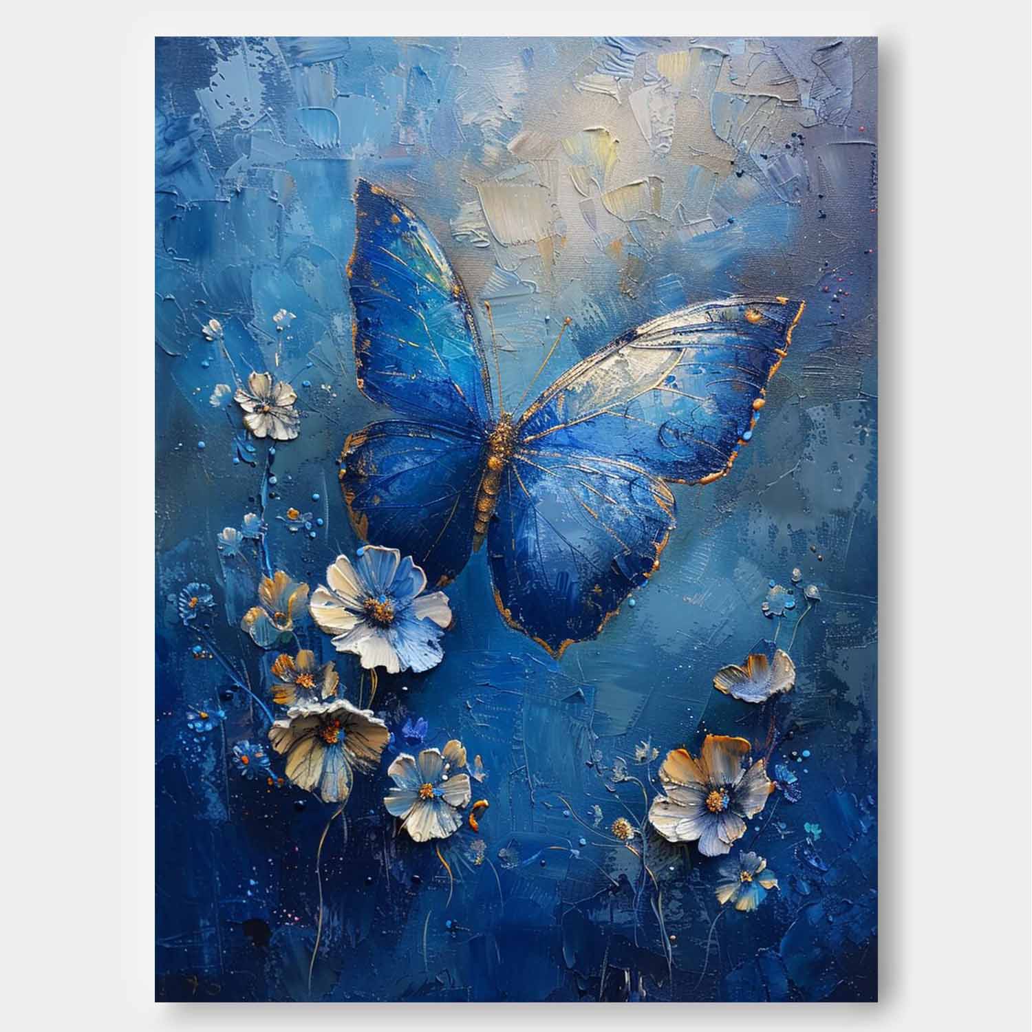 Wall Art Impasto Animal Butterfly Expressionist