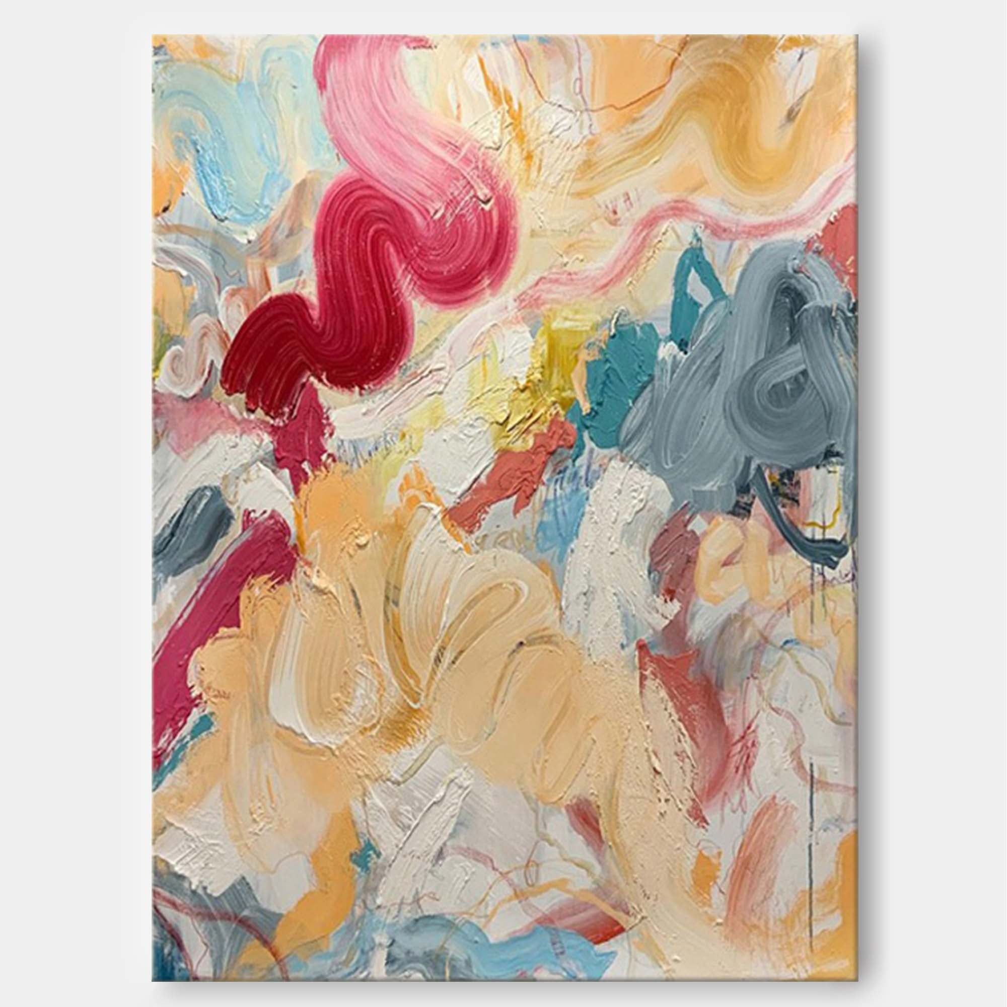 Wall Art Abstract Expressionist Maximalist Decor