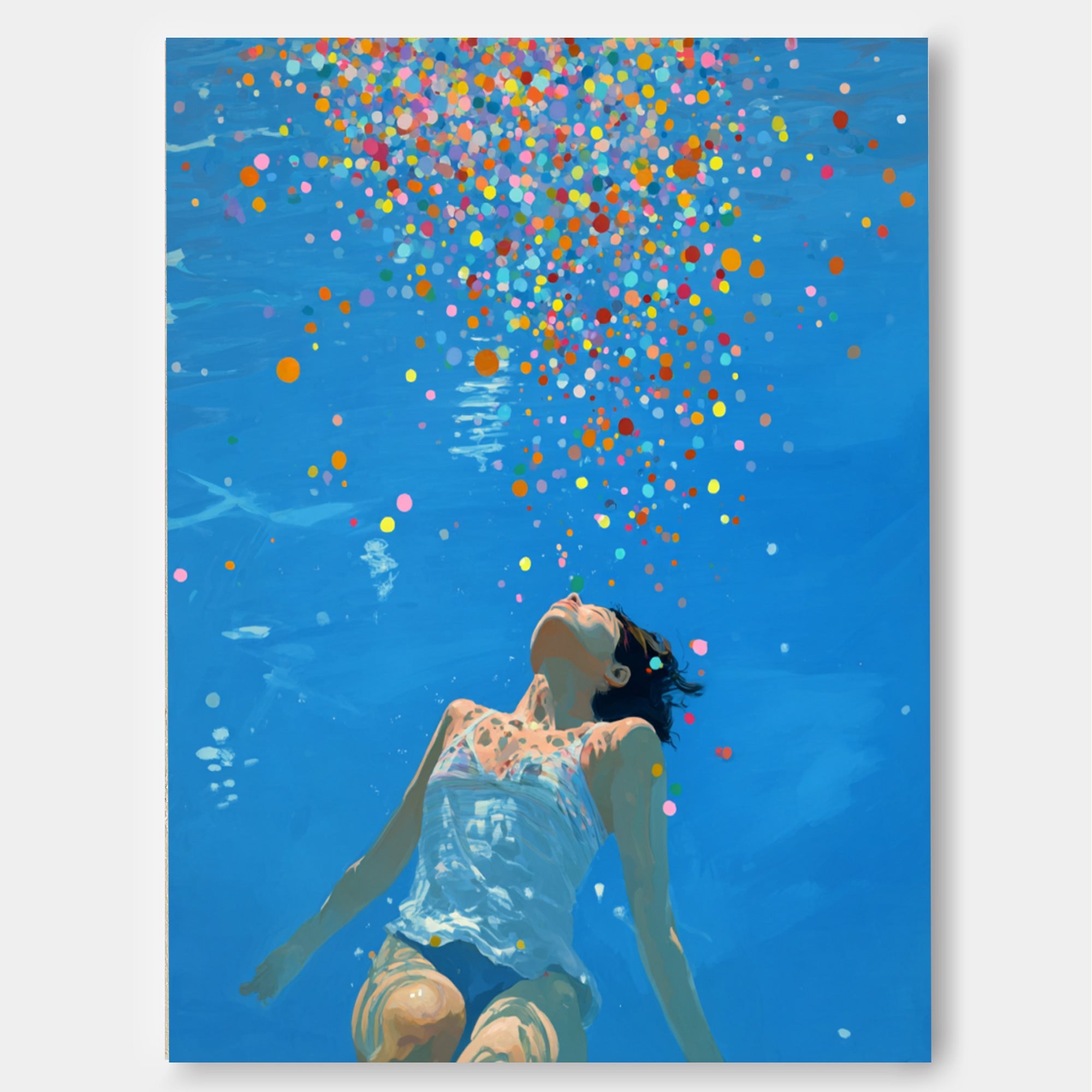 Wall Art People Colorful Summer Dreamy