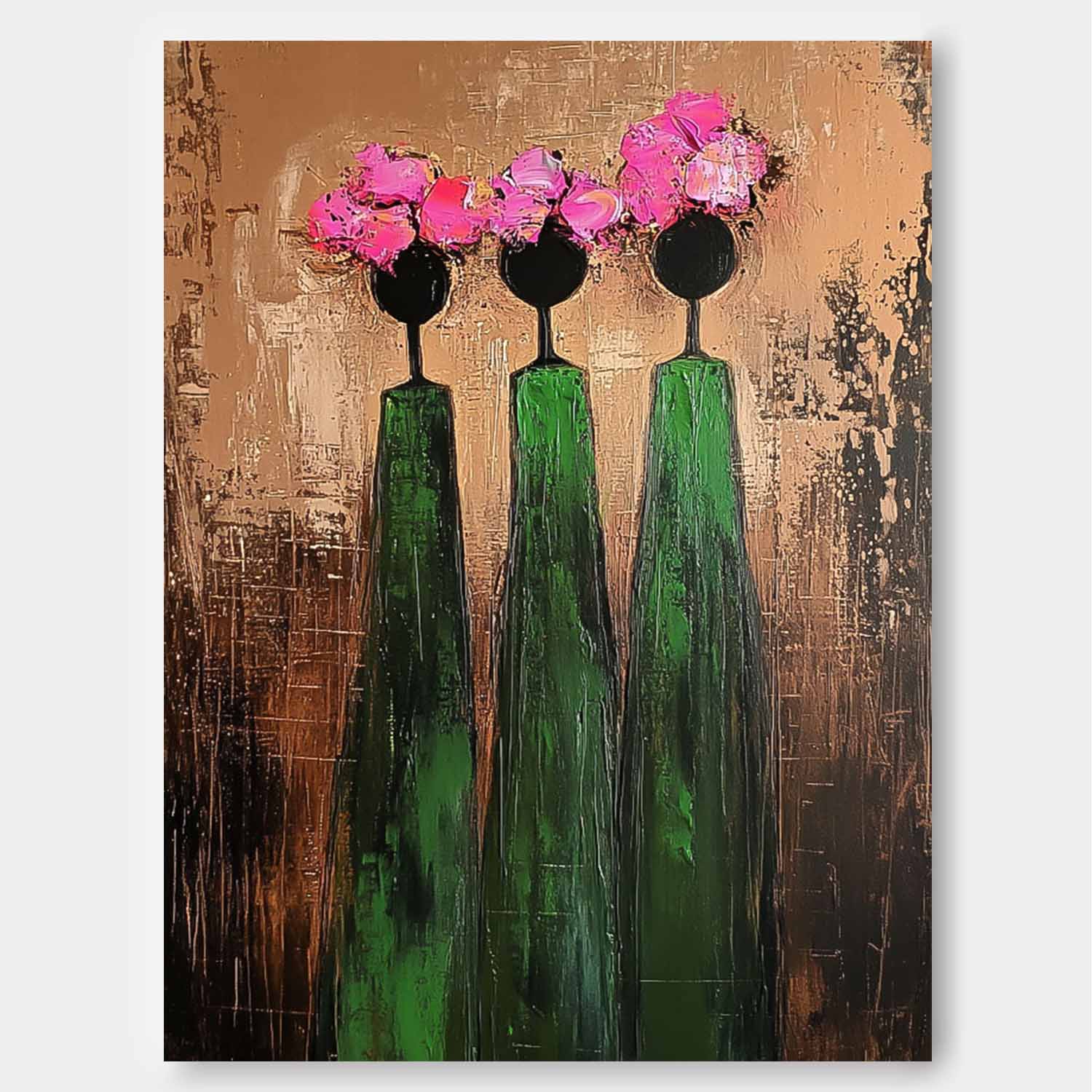 Wall Art People Retro Contemporary Abstract