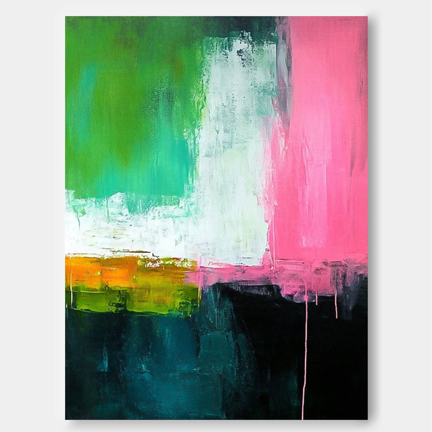 Wall Art Abstract Reflection Energetic Mystical