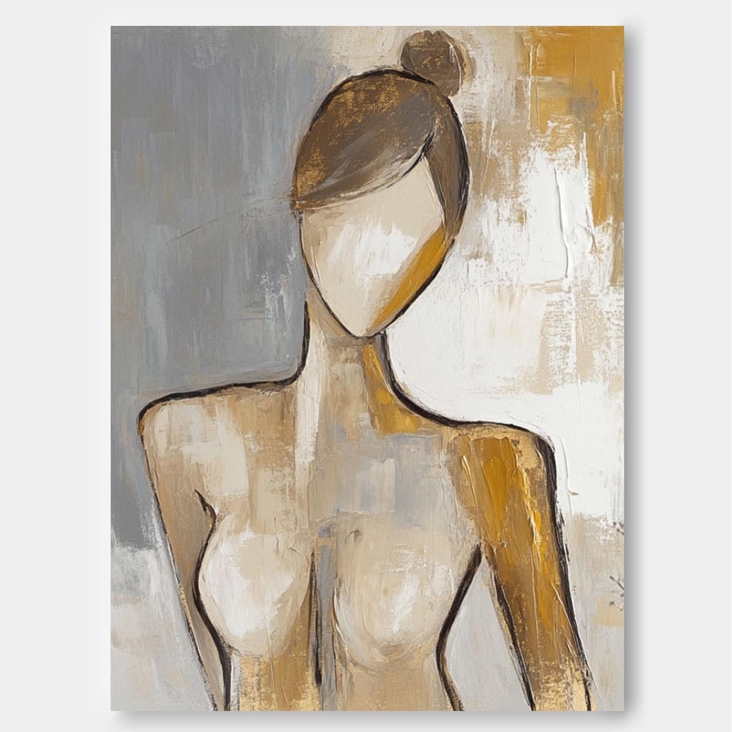Wall Art People Minimalist Line Figure Artistic