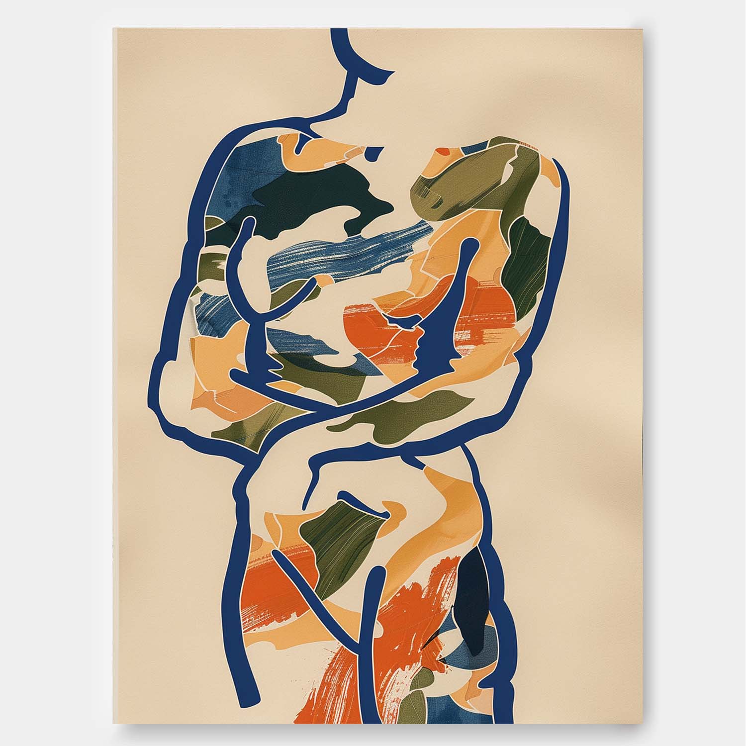 Wall Art Figurative Minimalist Abstract Line