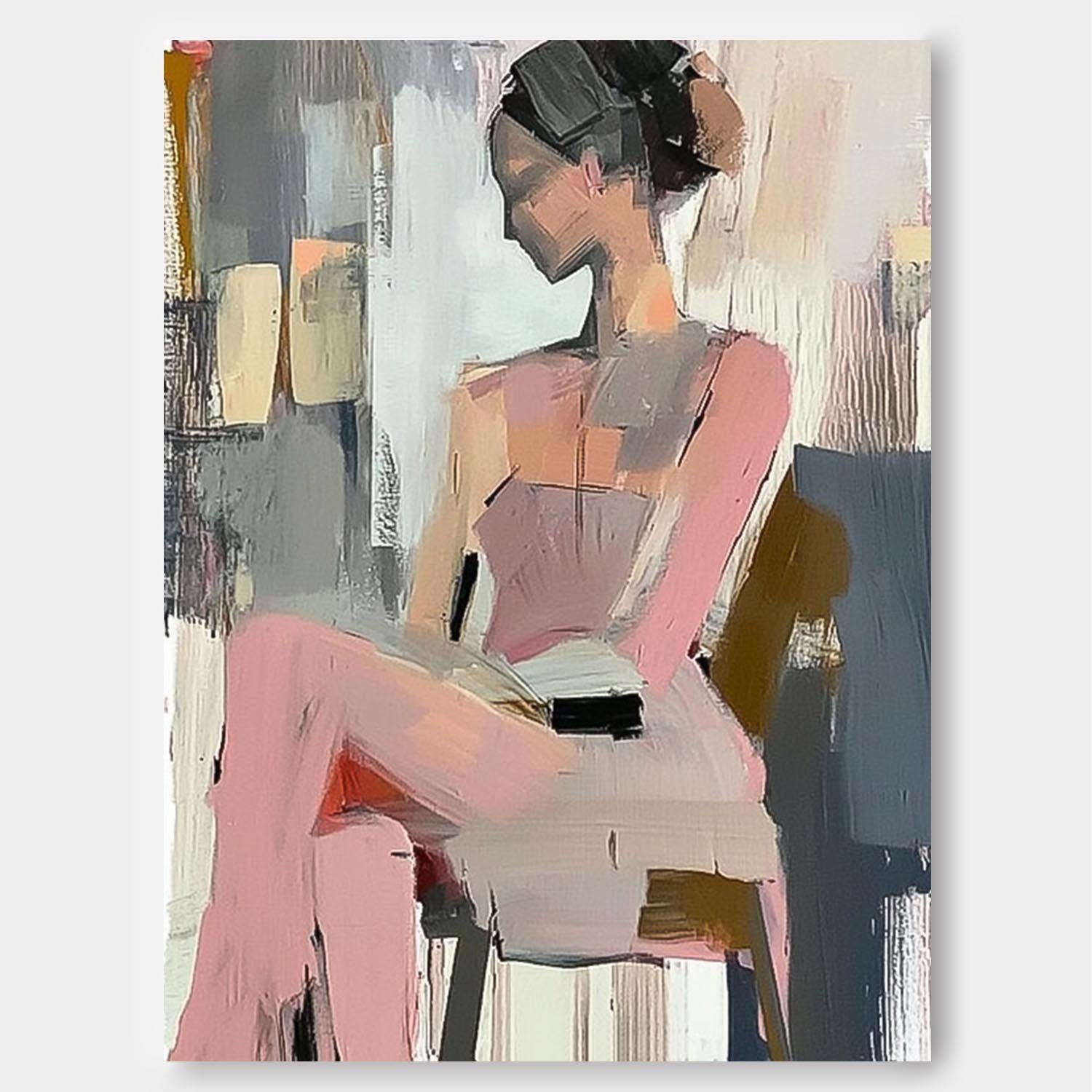 Wall Art People Expressionist Artistic Decor