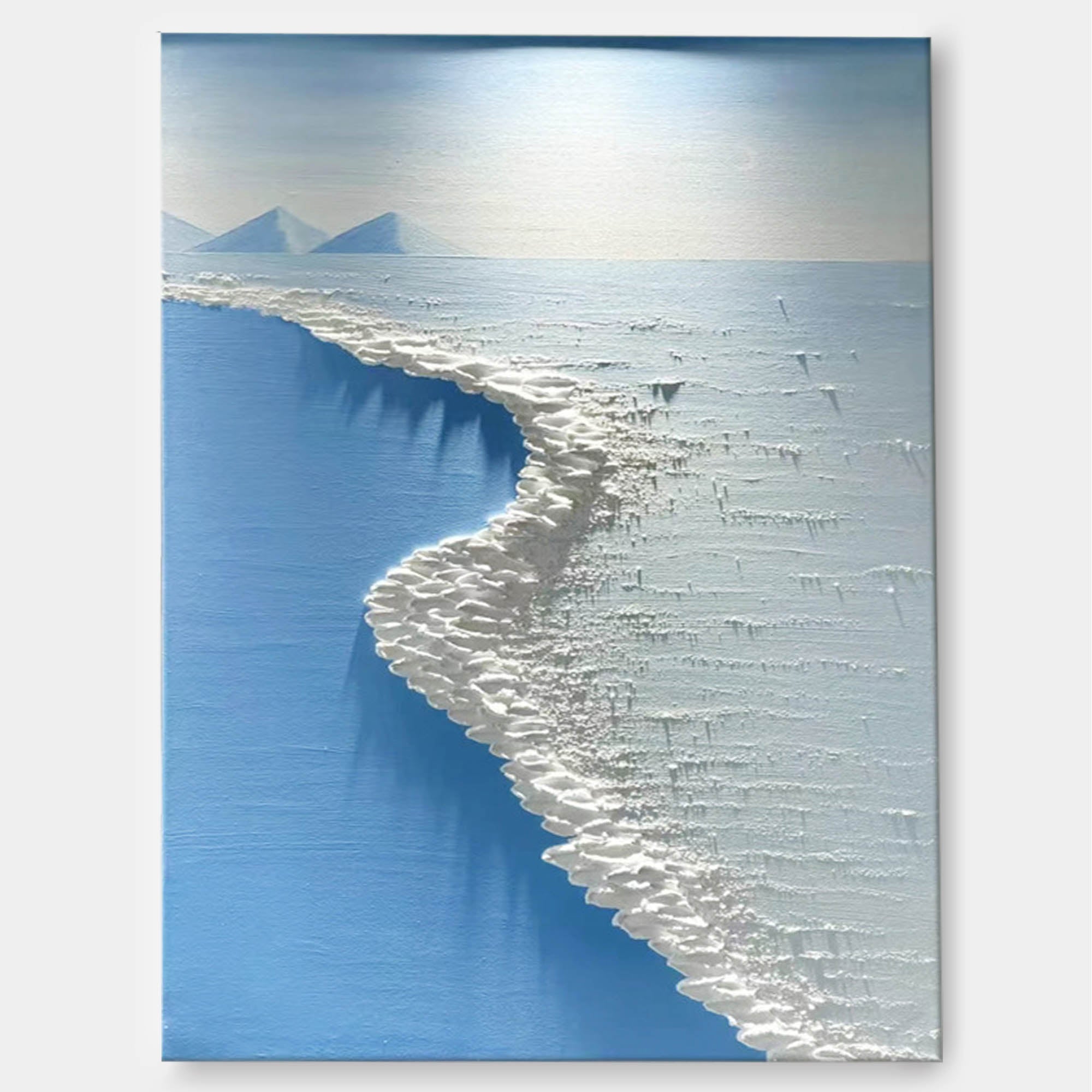 Wall Art Beach & Ocean Grand Gentle Impasto