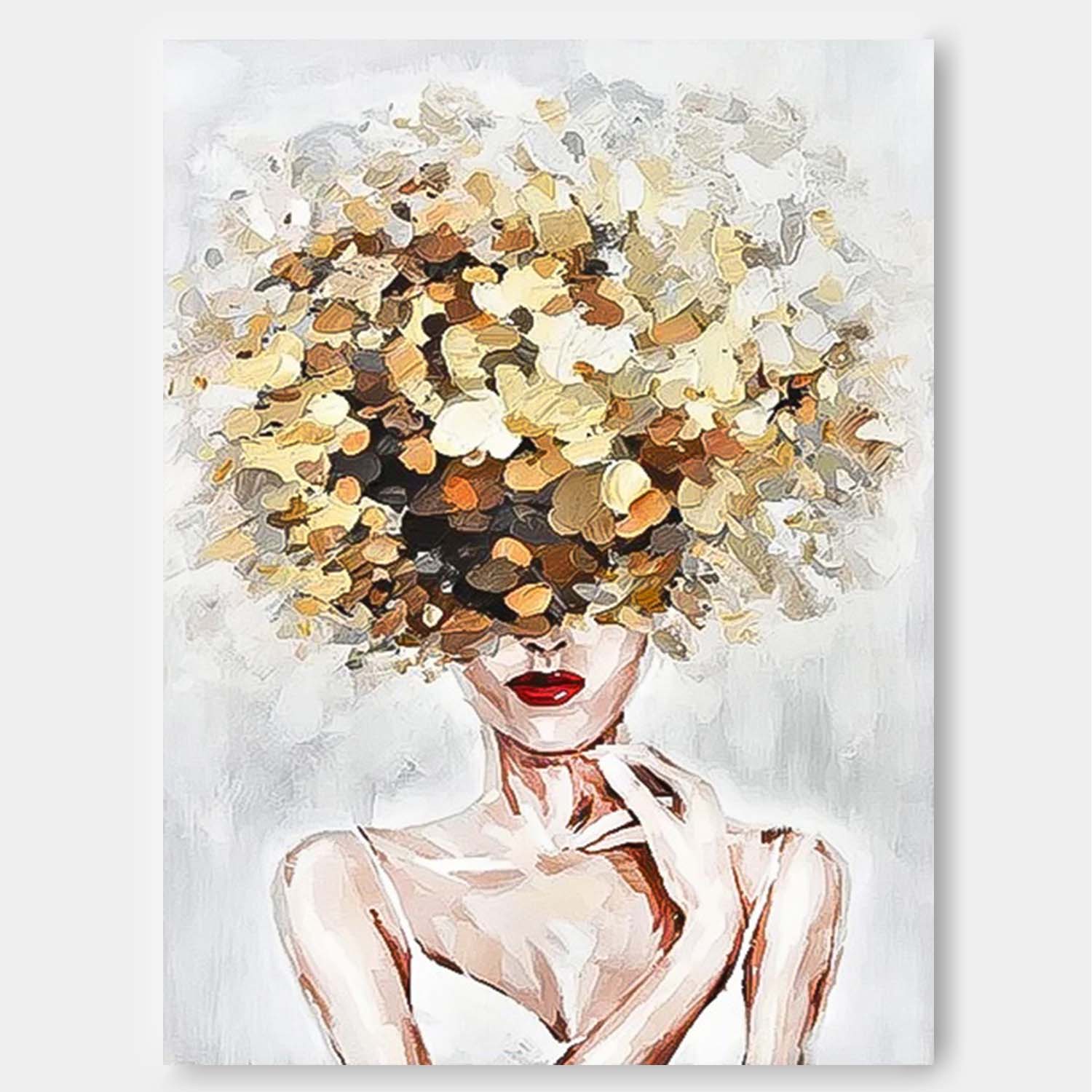 Wall Art Floral People Ethereal Serene