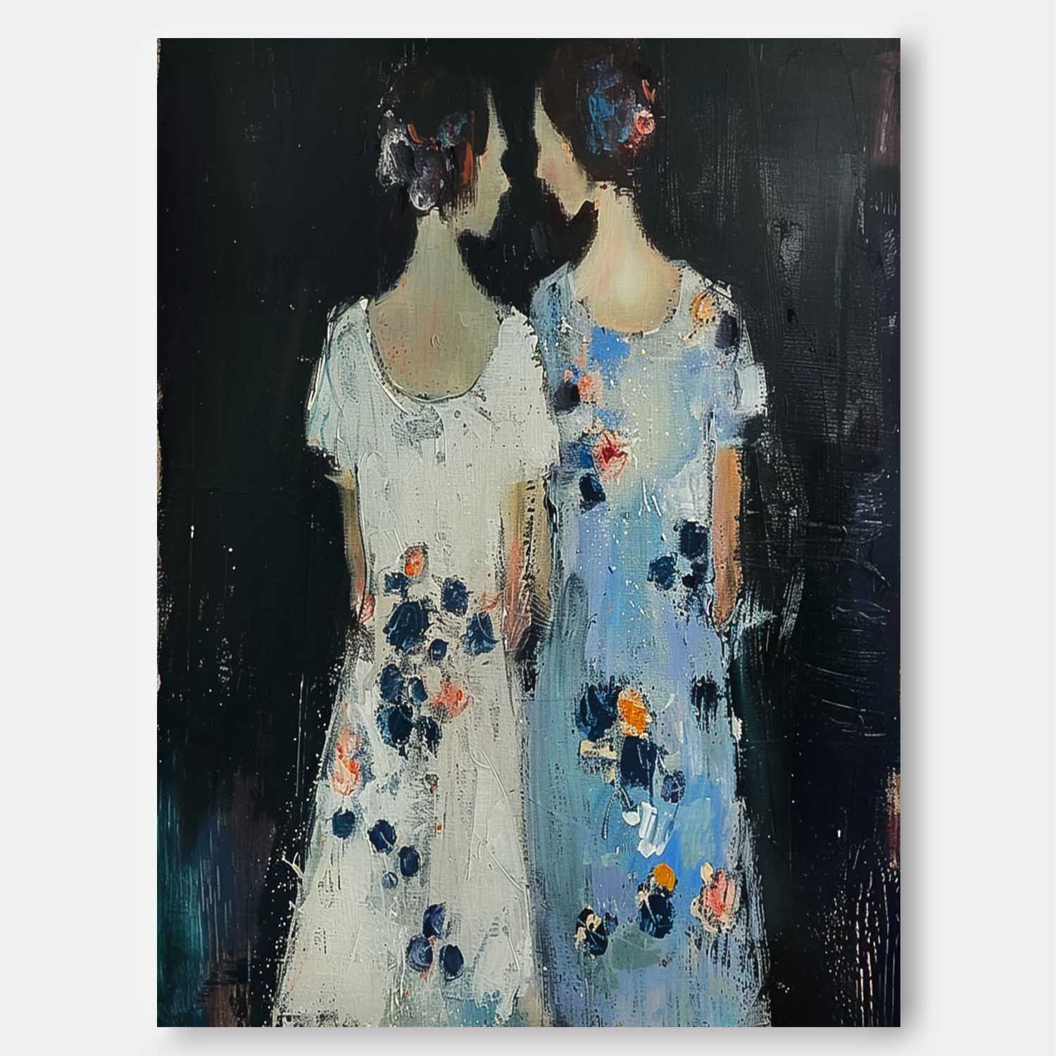 Wall Art People Retro Pop Color Block Figurative