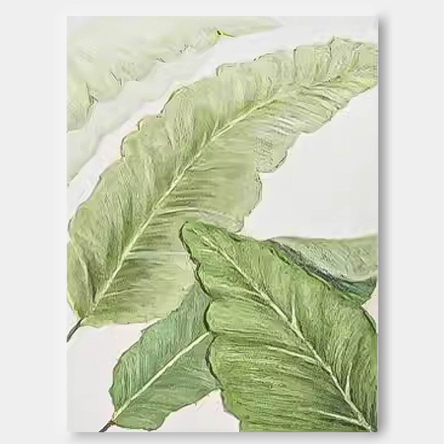 Wall Art Flower Leaf Still Life Nature Decor