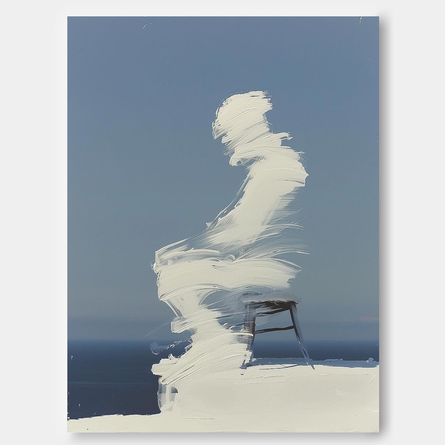 Wall Art Impasto Expressionist Understated