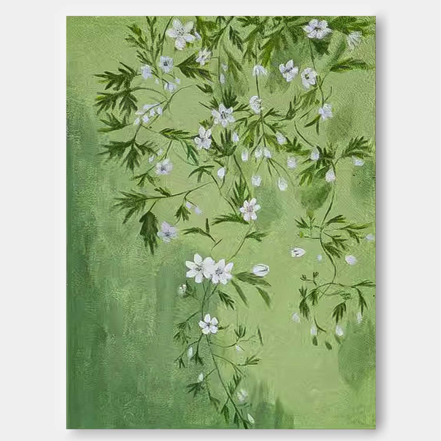 Wall Art Botanical Flower Contemporary Calm