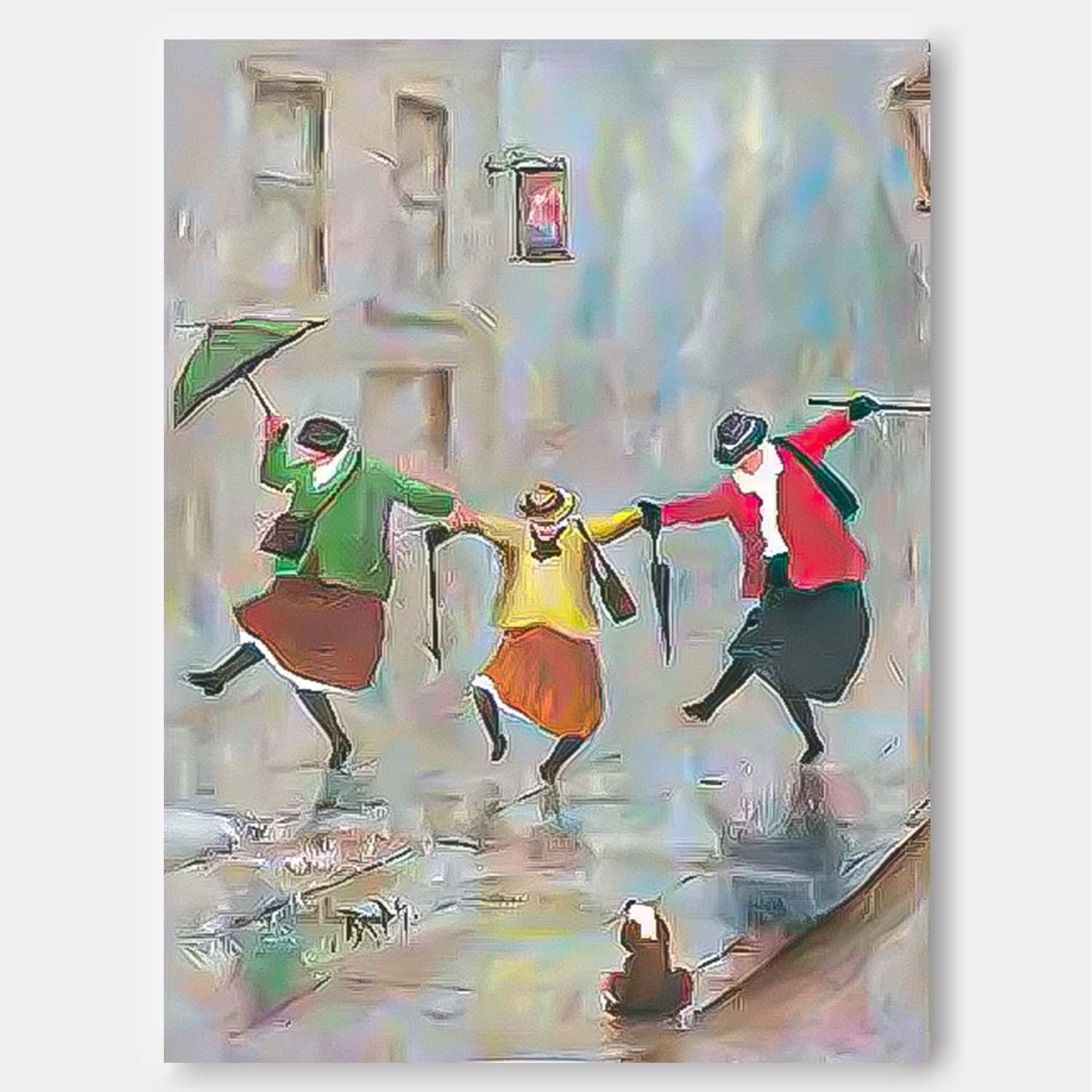 Wall Art People Impressionist Modern Painterly
