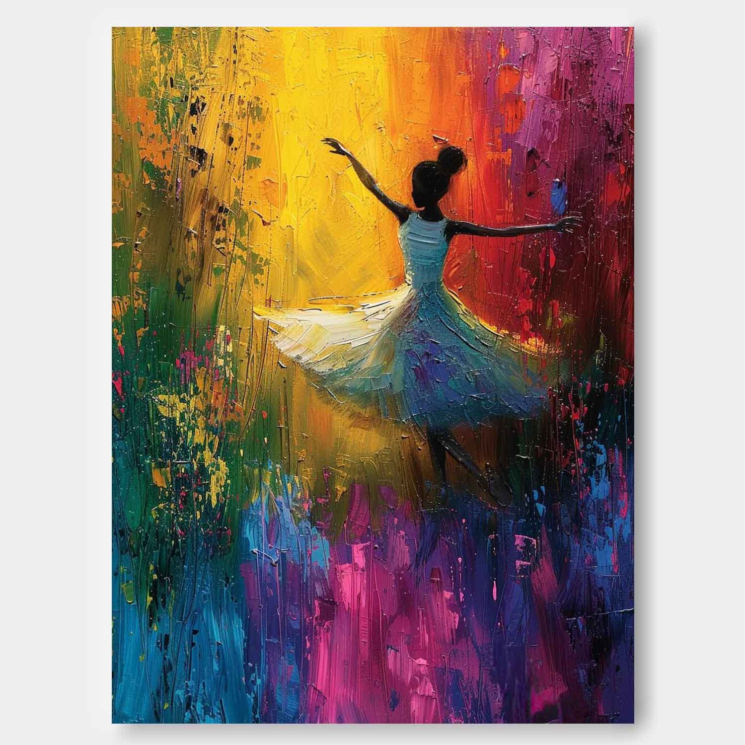 Wall Art Impasto Expressionist Figurative