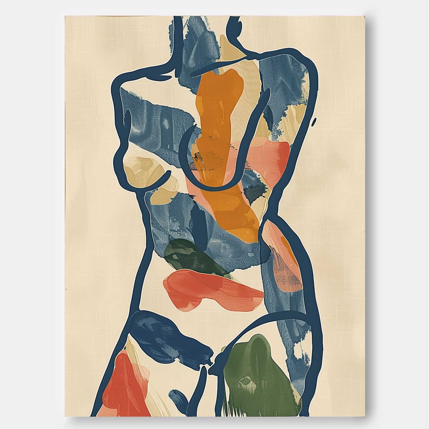 Wall Art People Matte Earthy Understated Bold