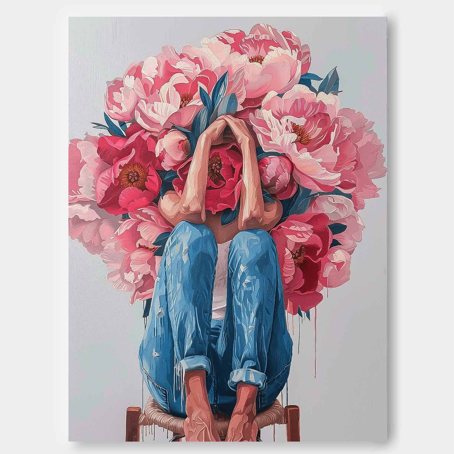 Wall Art People Expressionist Contemporary Painterly