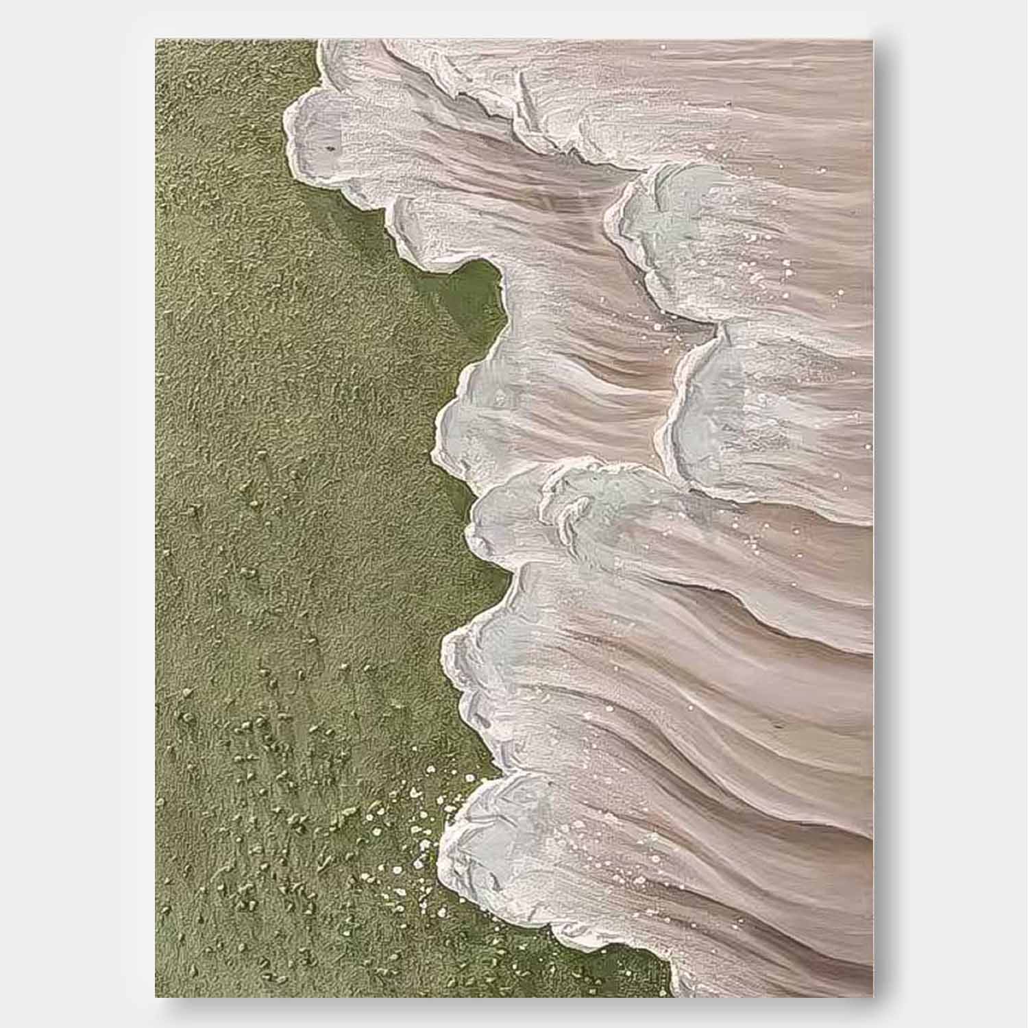 Wall Art Impasto Beach & Ocean Impressionist Bold